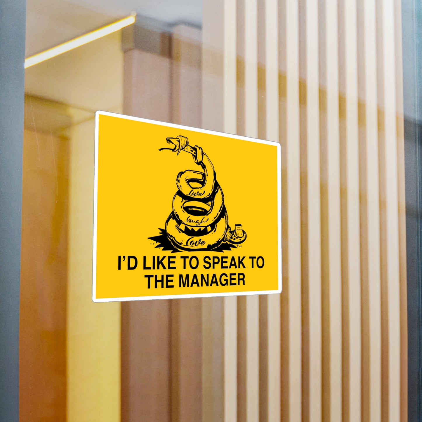 Gadsden Karen Kiss-Cut Vinyl Decal