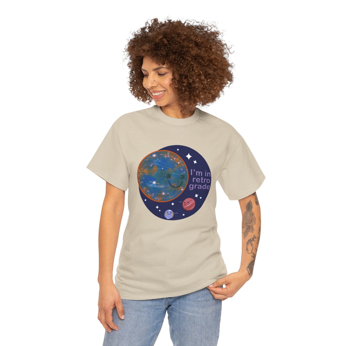 Mercury In Retrograde Unisex Heavy Cotton Tee
