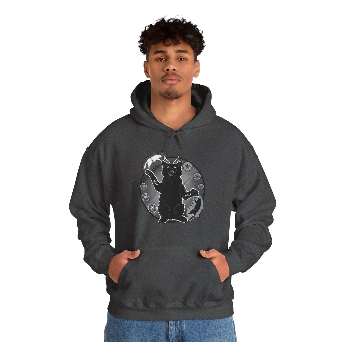 Baphocat II Unisex Heavy Blend Hooded Sweatshirt