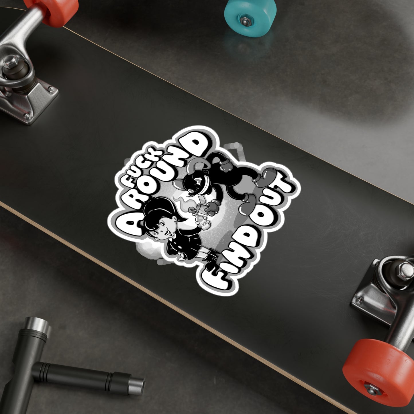 Molotov Cocktail Kiss-Cut Vinyl Decal