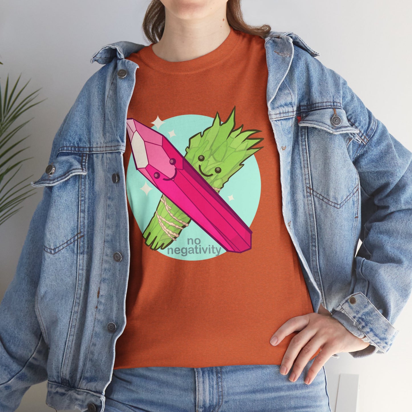 No Negativity Unisex Heavy Cotton Tee