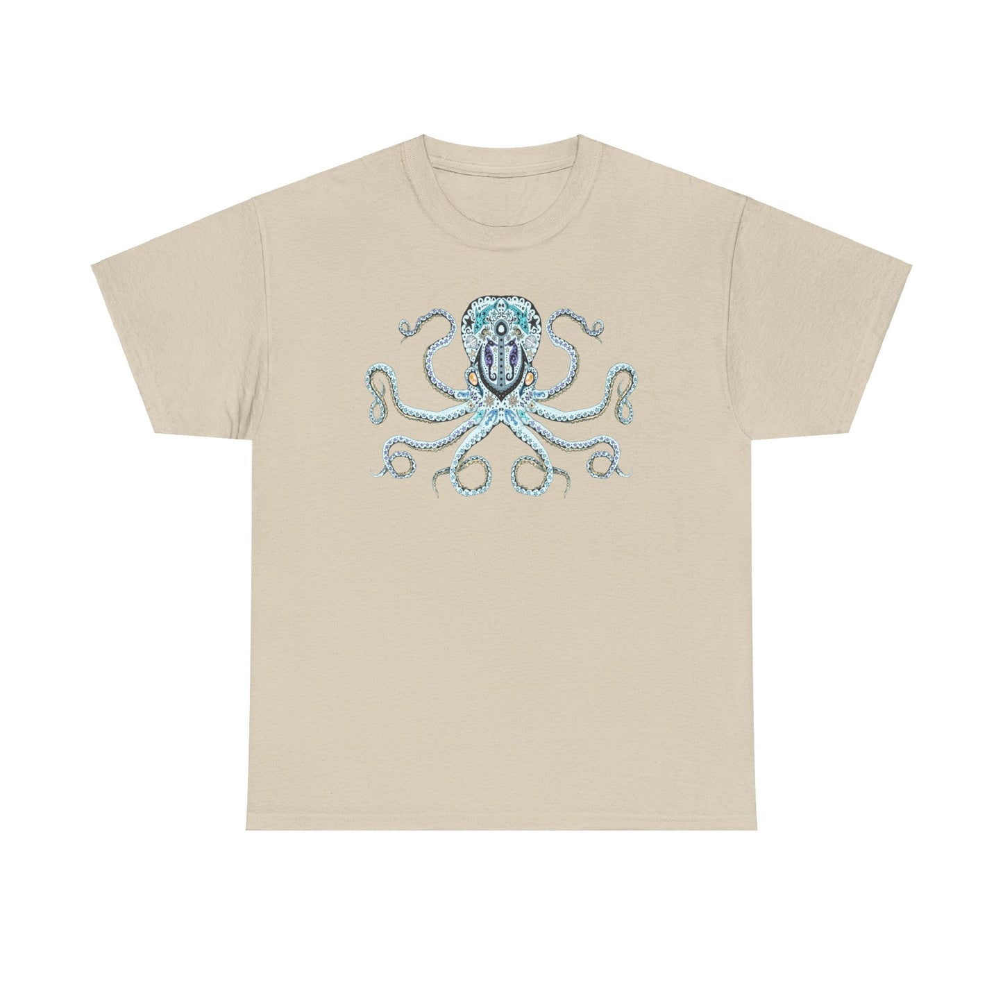 Octopus Sugar Skull Unisex Heavy Cotton Tee