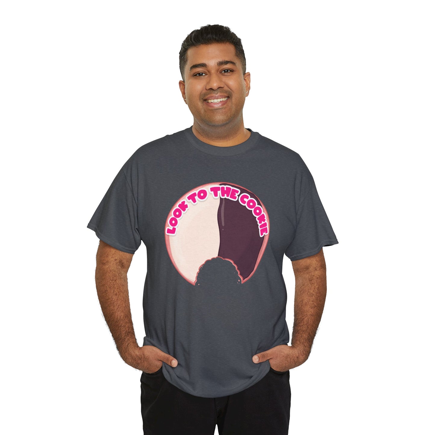 Black & White Cookie Unisex Heavy Cotton Tee