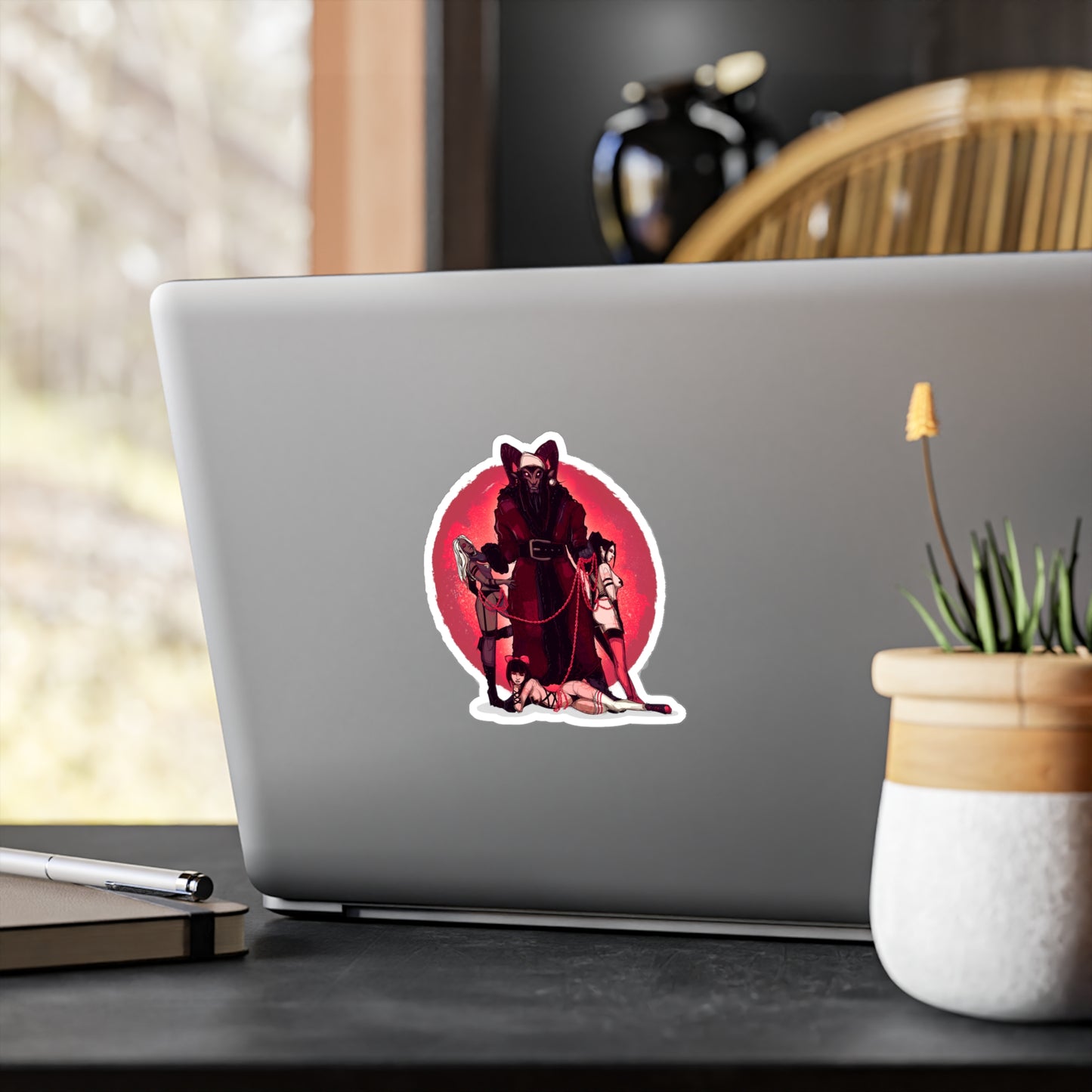 Krampus Daddy Kiss-Cut Vinyl Decal