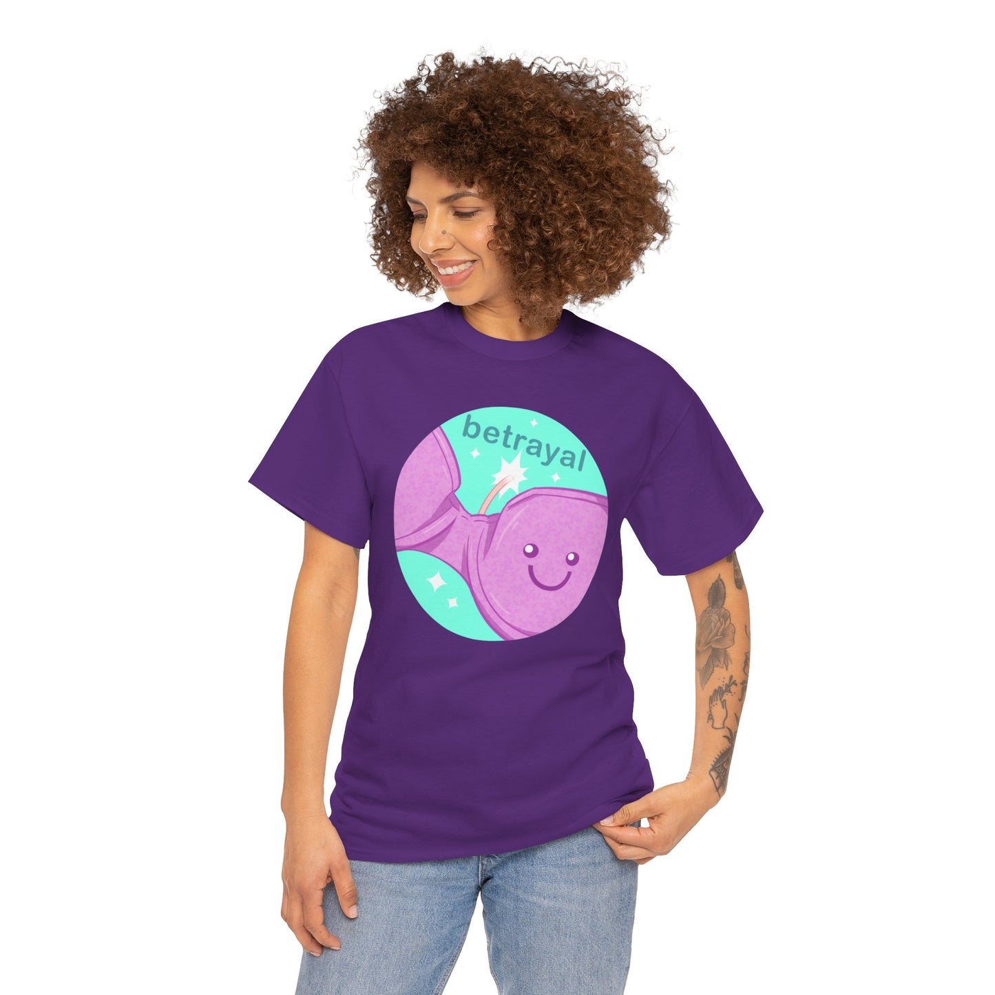 Bra Betrayal Unisex Heavy Cotton Tee