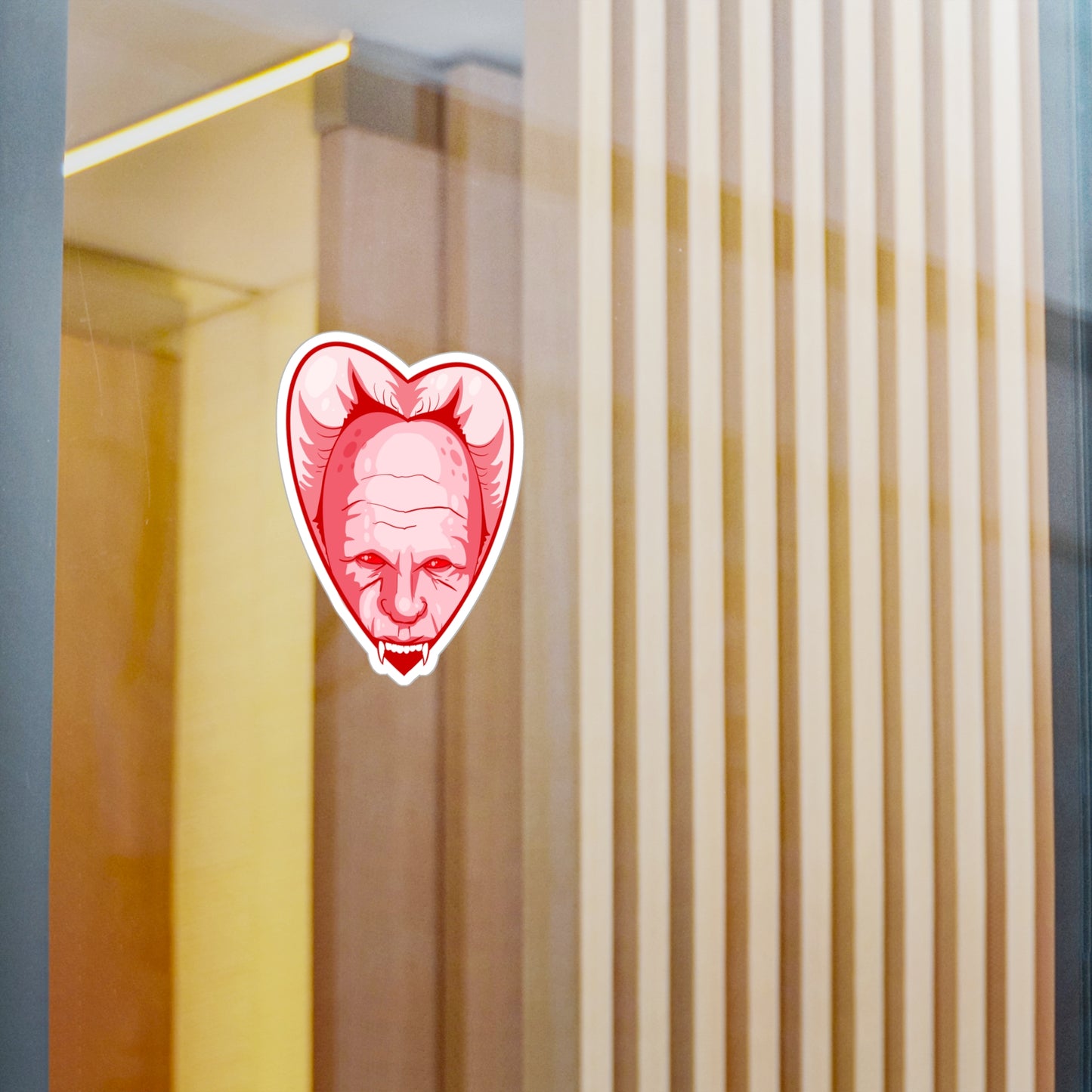 Love at First Bite Kiss-Cut Vinyl Decal