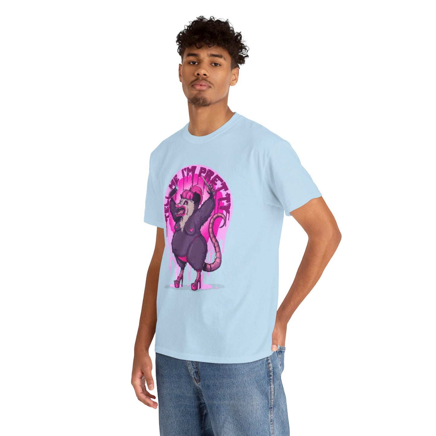 Pretty Opossum Unisex Heavy Cotton Tee