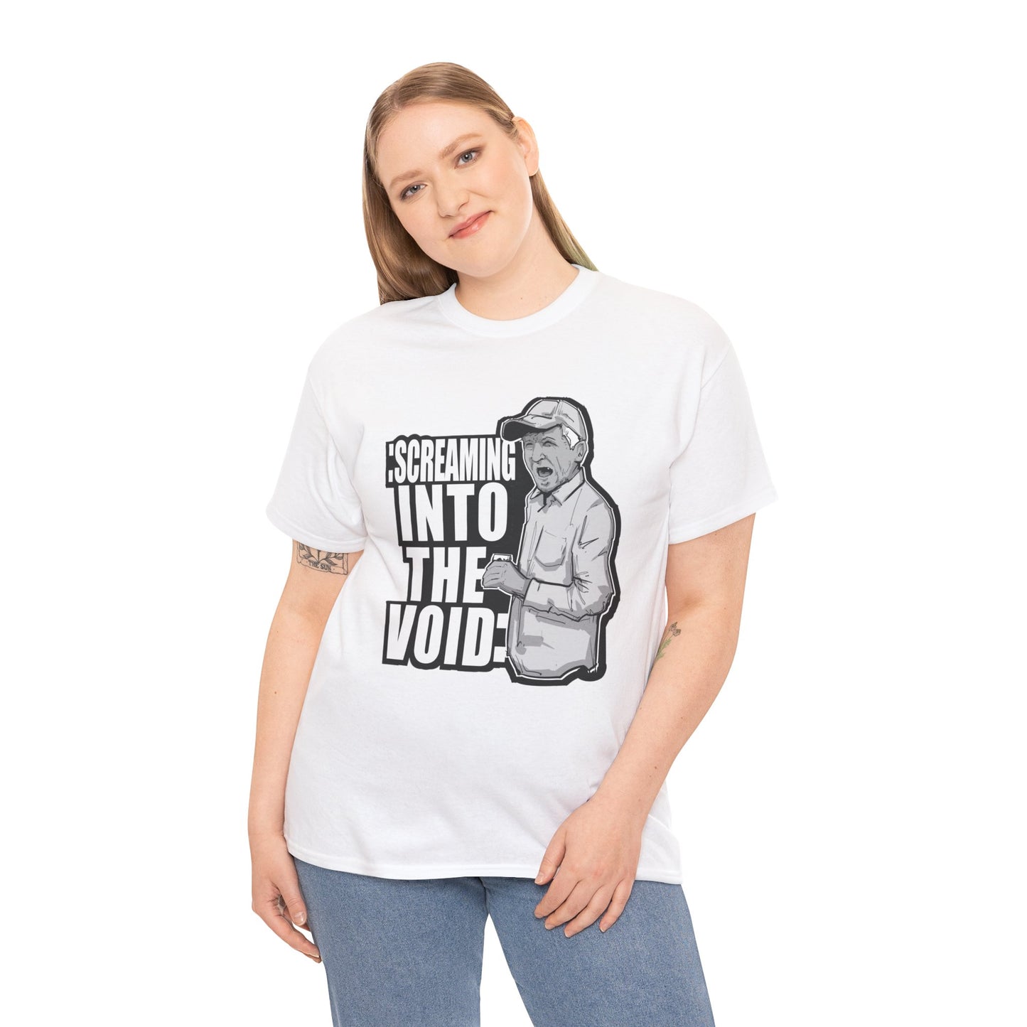 Screaming Into The Void Unisex Heavy Cotton Tee