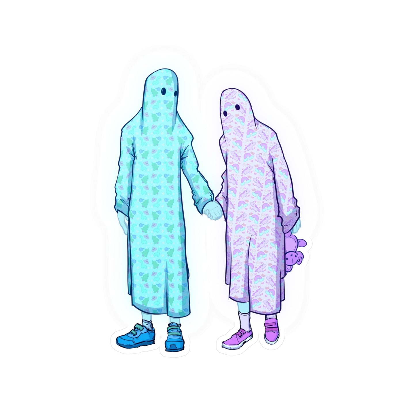 Ghost Kids Kiss-Cut Vinyl Decal