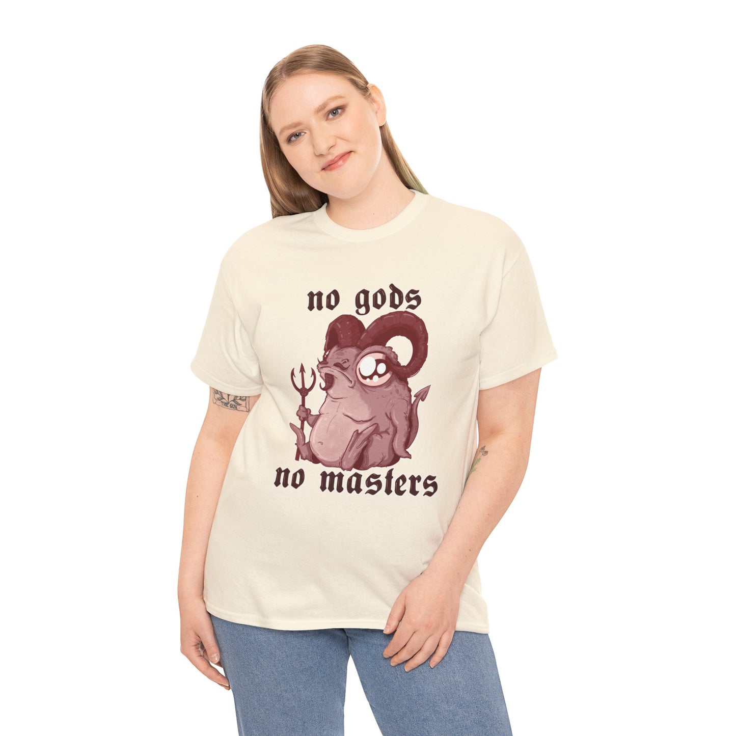 No Gods No Masters Unisex Heavy Cotton Tee