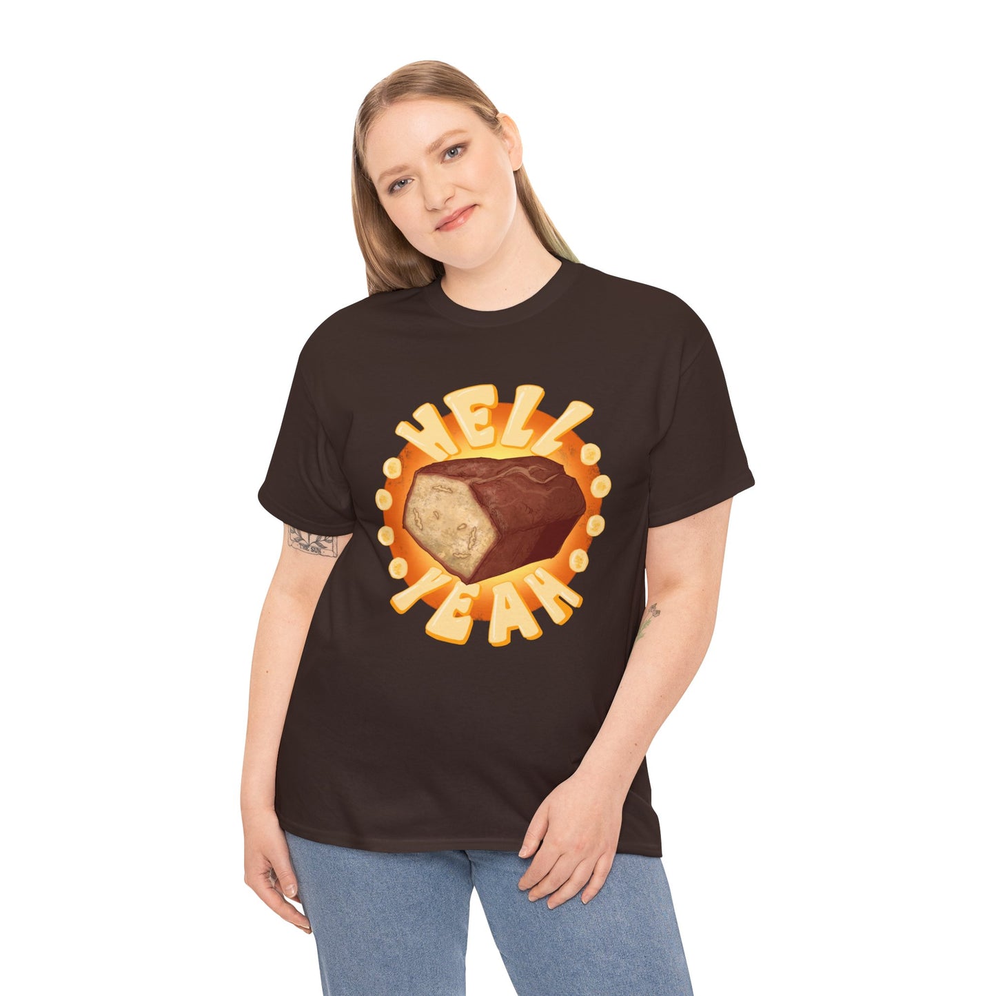 Banana Bread At Work Unisex Heavy Cotton Tee