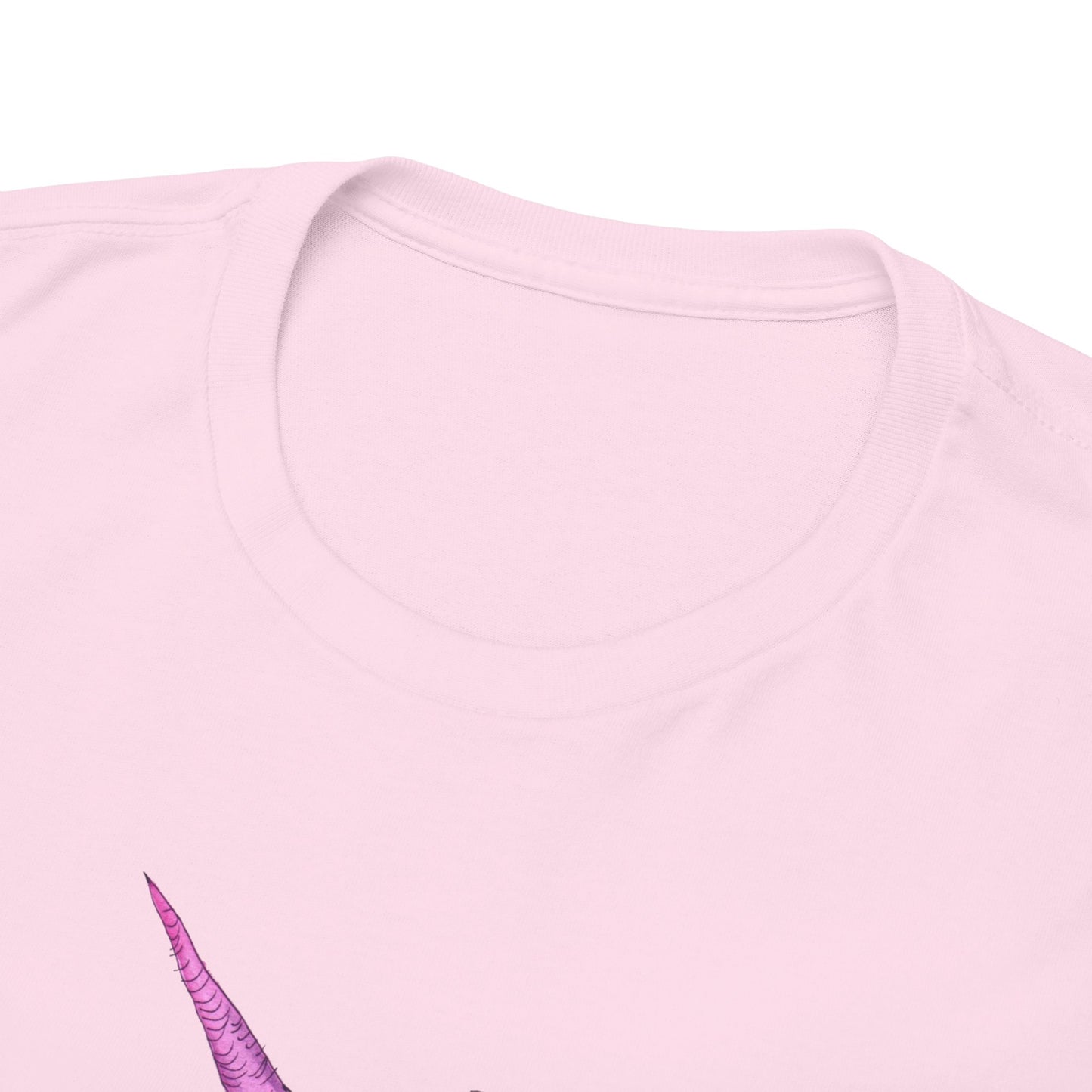 Unicorn Skull Unisex Heavy Cotton Tee