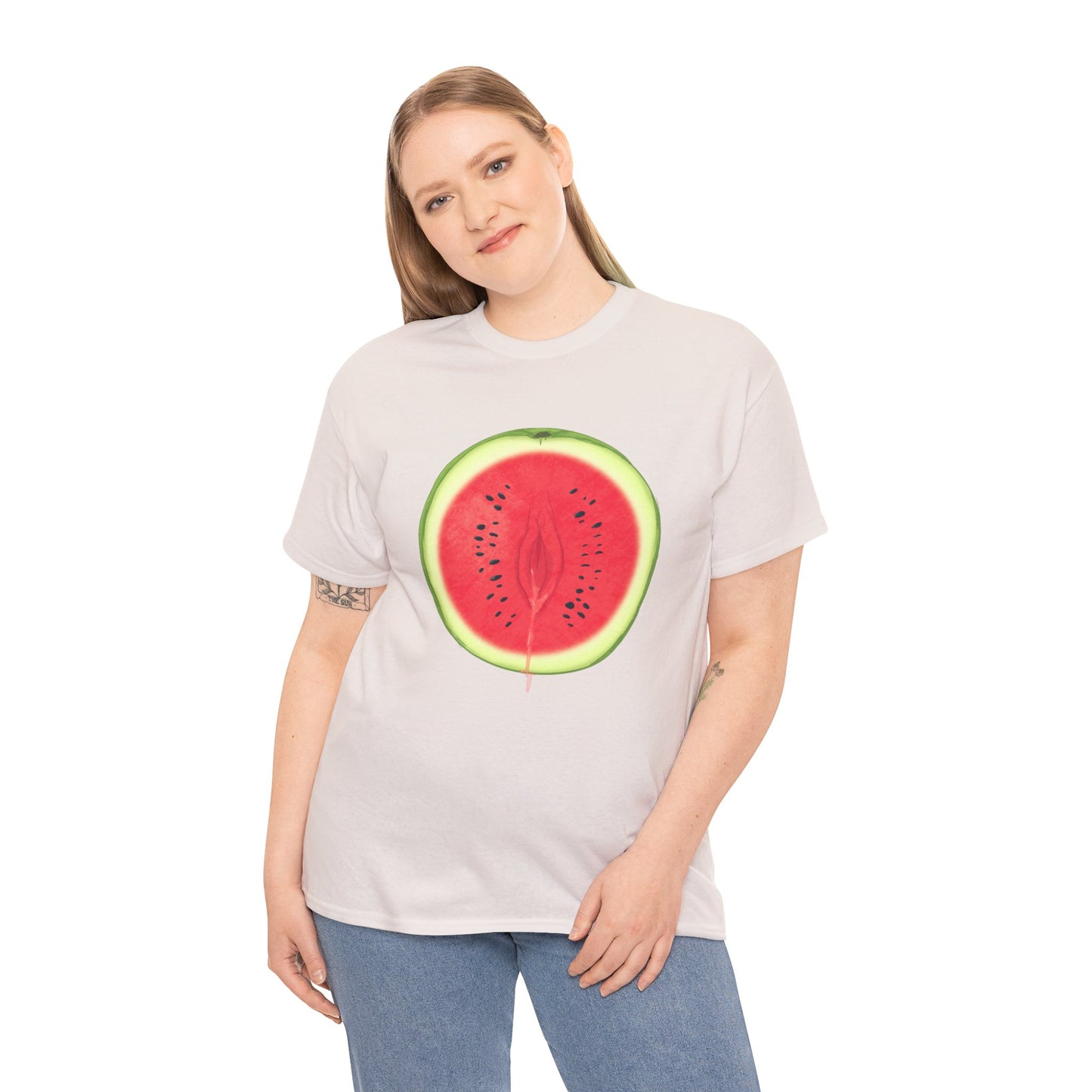 Juicy Watermelon Unisex Heavy Cotton Tee