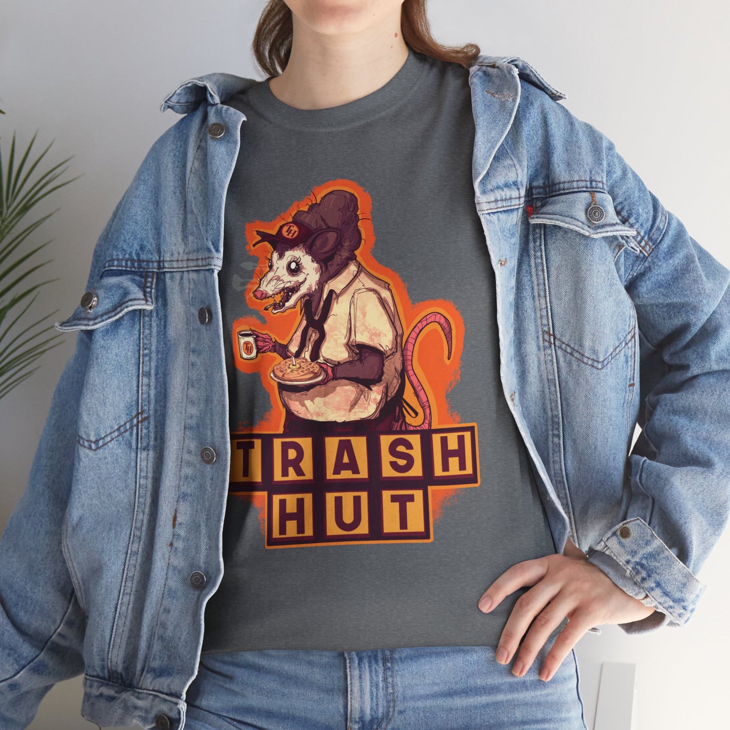 Trash Hut Unisex Heavy Cotton Tee