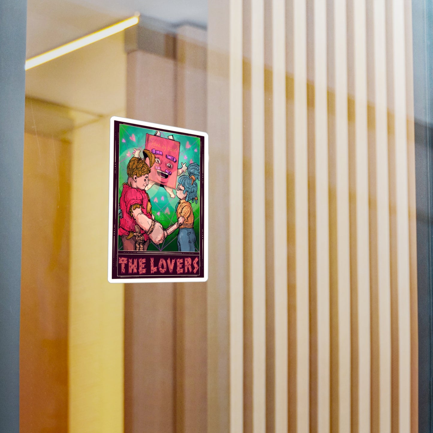 It Takes Lovers Kiss-Cut Vinyl Decal
