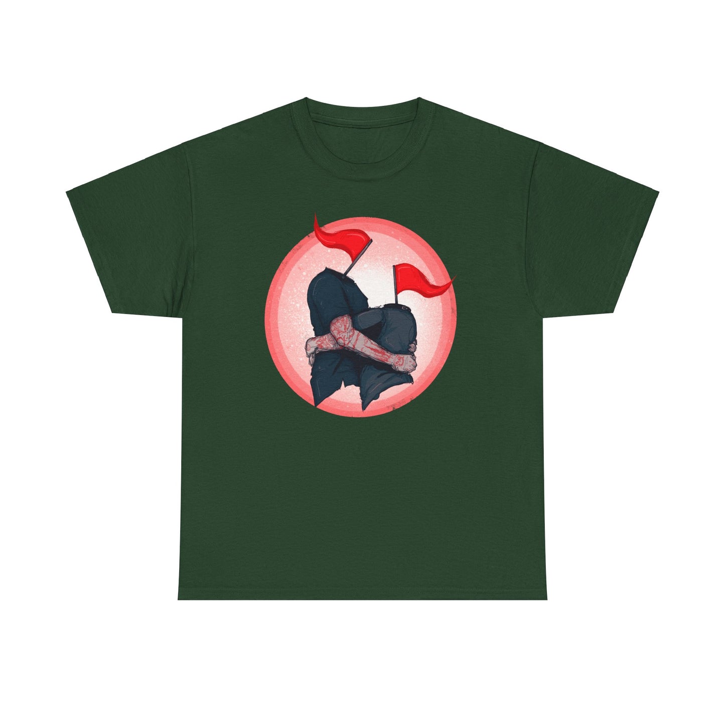 Red Flags Unisex Heavy Cotton Tee