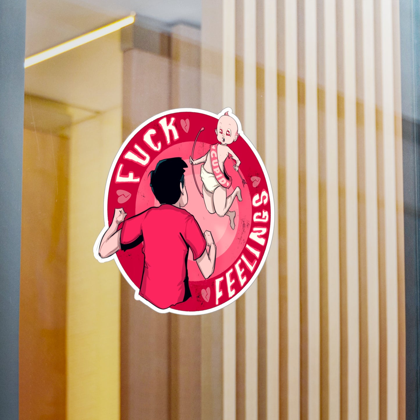 Fuck Feelings Kiss-Cut Vinyl Decal