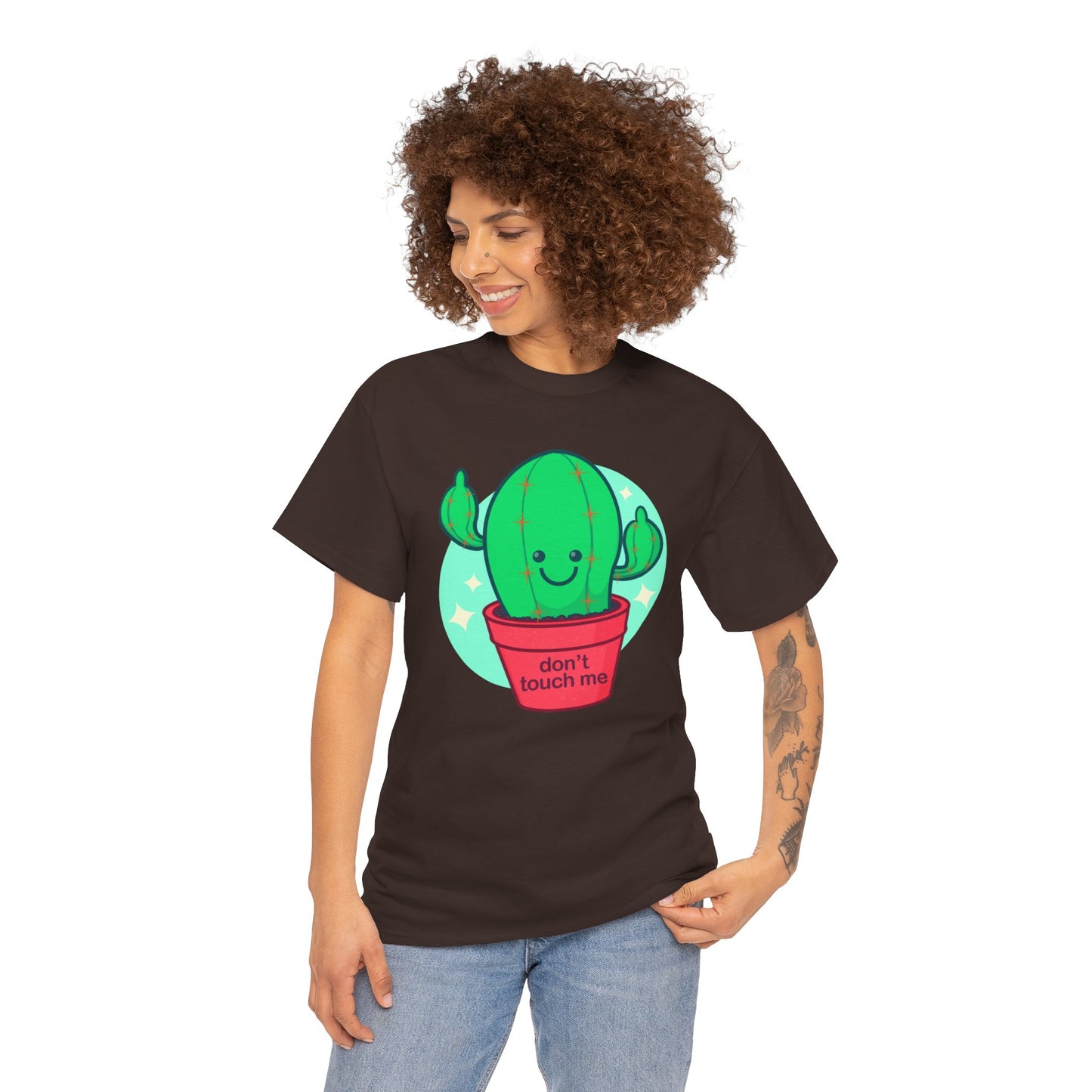 Don't Touch Me Unisex Heavy Cotton Tee