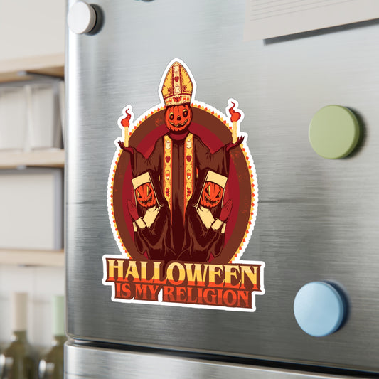 Halloween Is My Religion Kiss-Cut Vinyl Decal