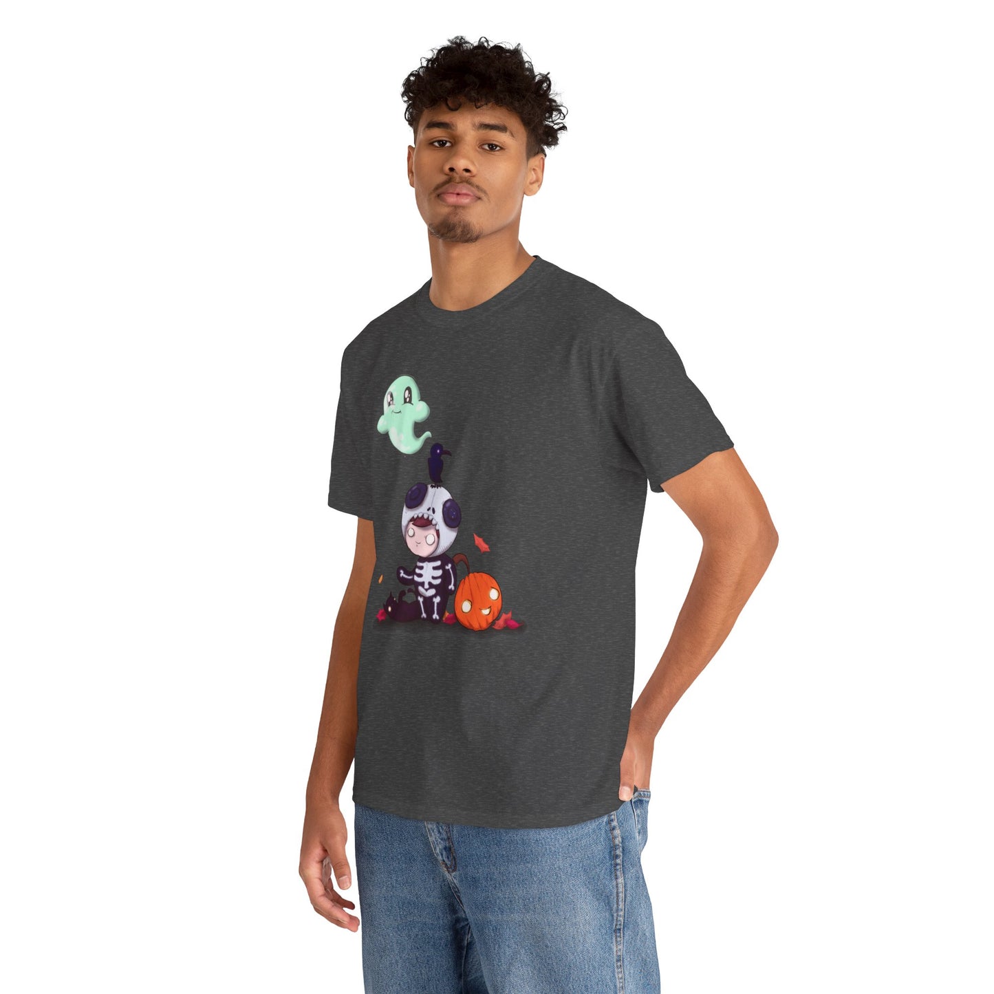 Halloween Boy Unisex Heavy Cotton Tee