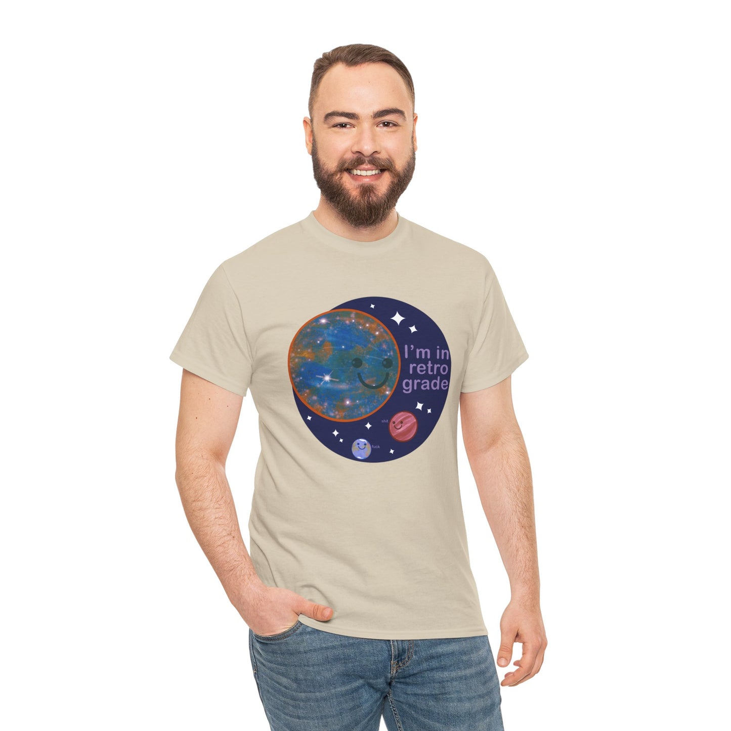 Mercury In Retrograde Unisex Heavy Cotton Tee