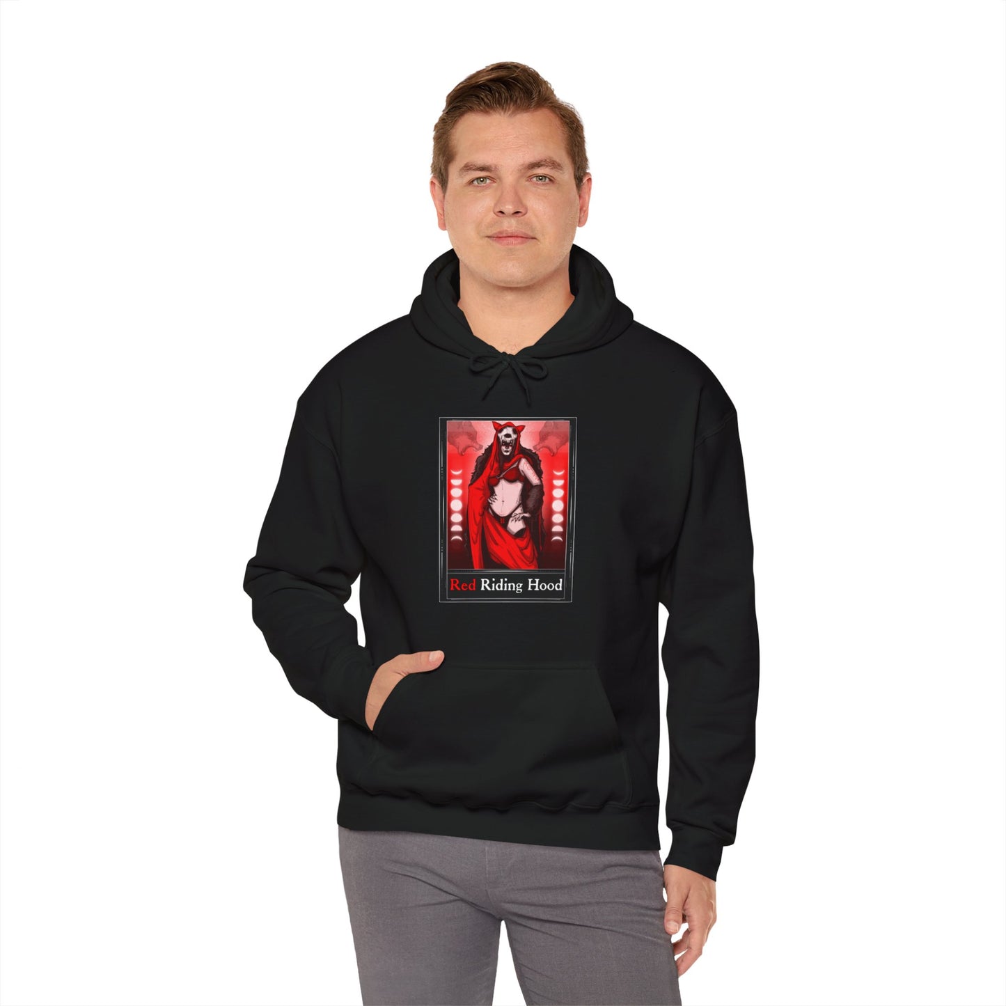 Red Riding Hood Tarot Unisex Heavy Blend Hooded Sweatshirt