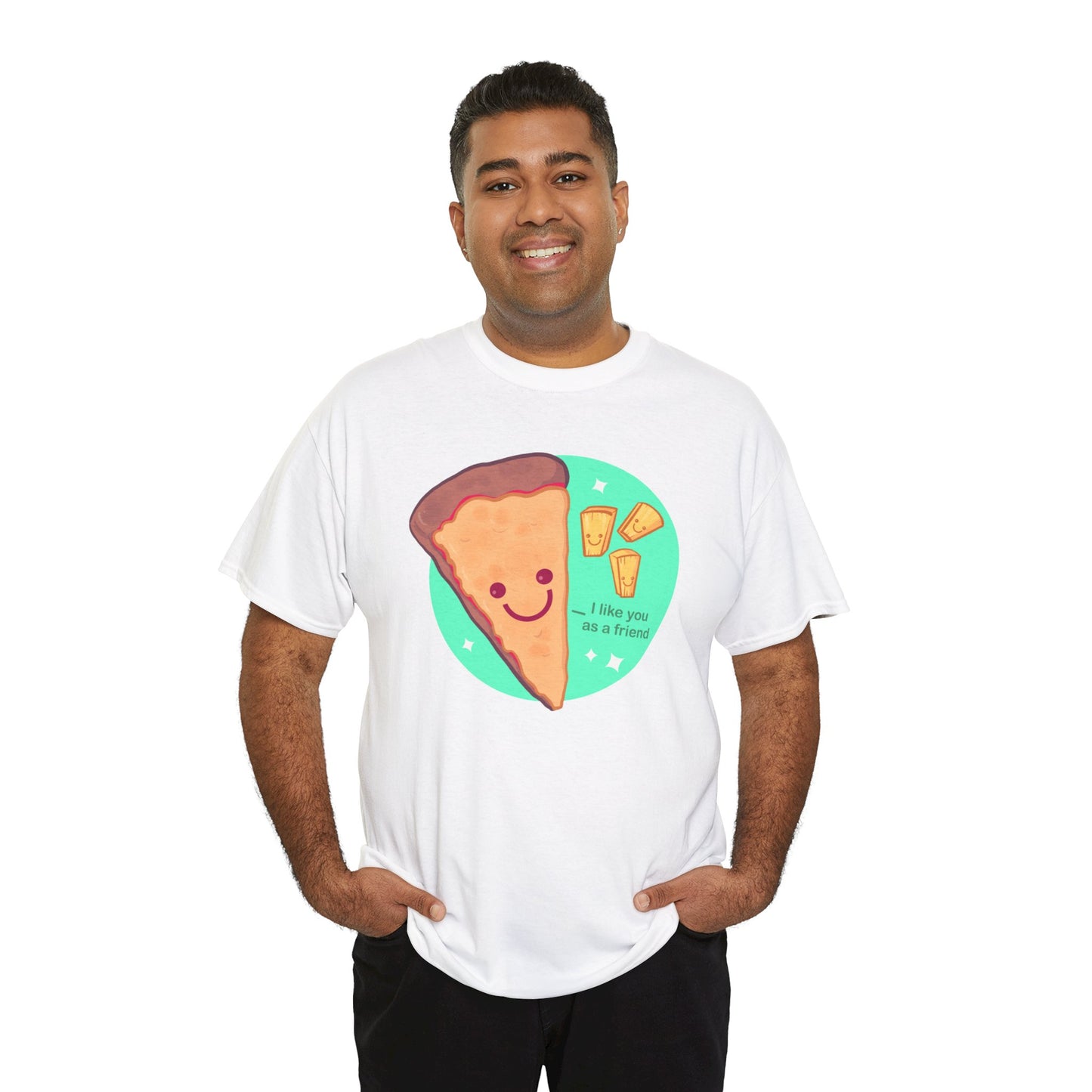 Just Friends Unisex Heavy Cotton Tee