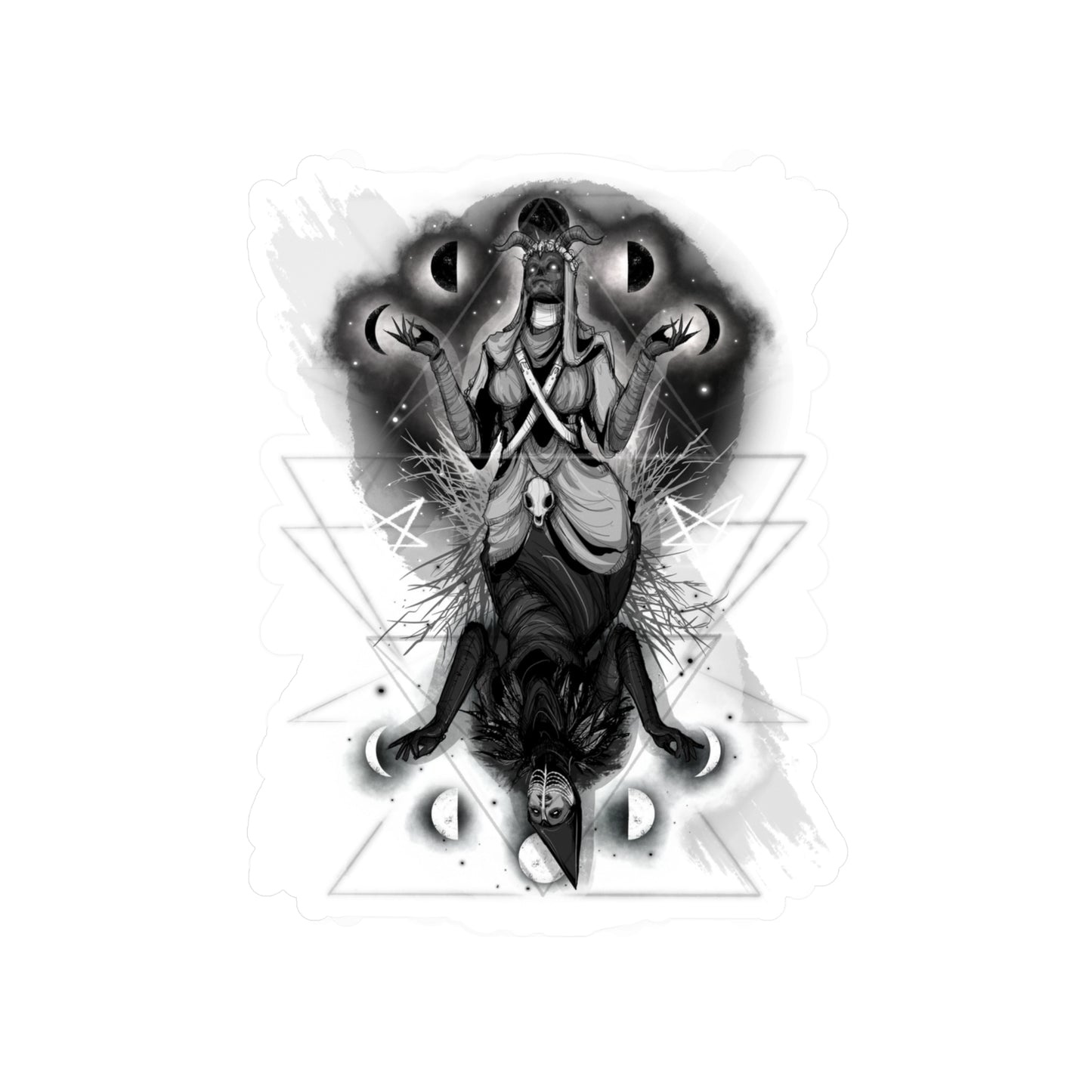 As Above So Below The Witches Kiss-Cut Vinyl Decal