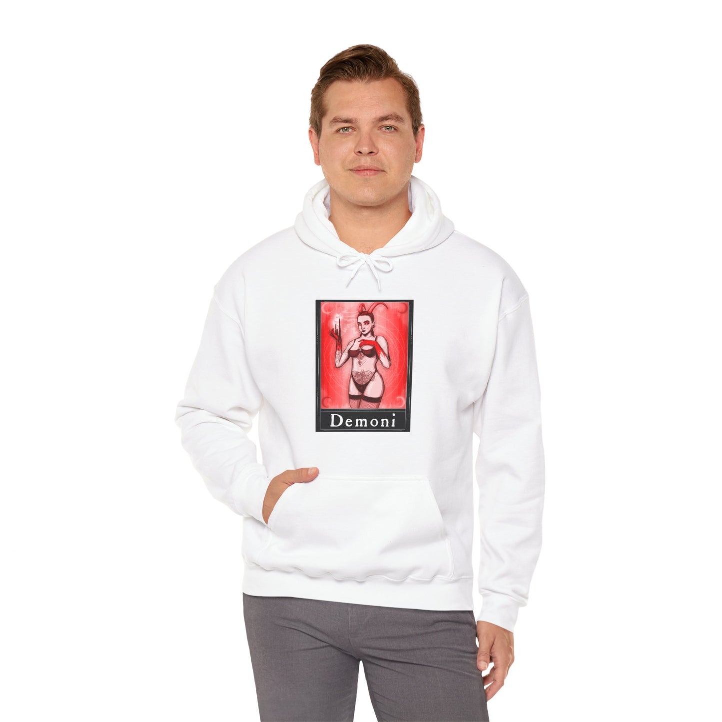 Demoni Tarot Unisex Heavy Blend Hooded Sweatshirt