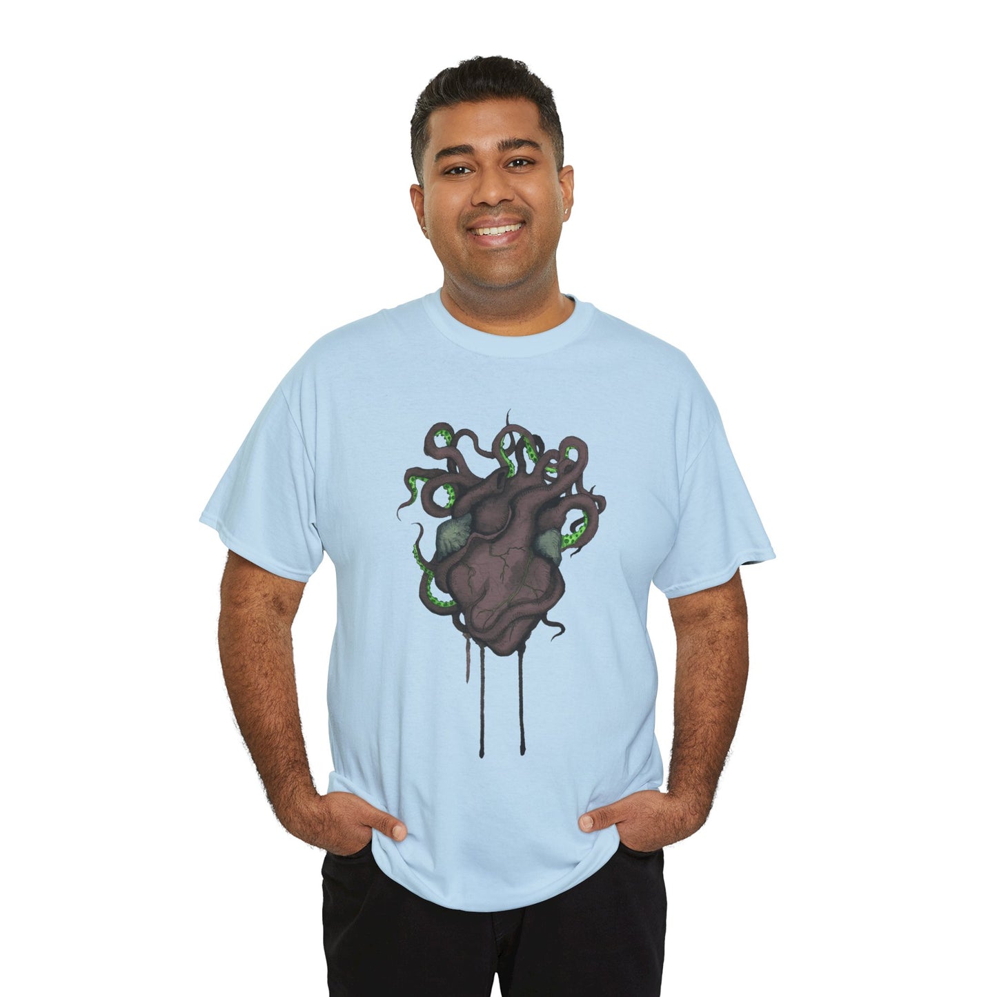 Black Heart Unisex Heavy Cotton Tee