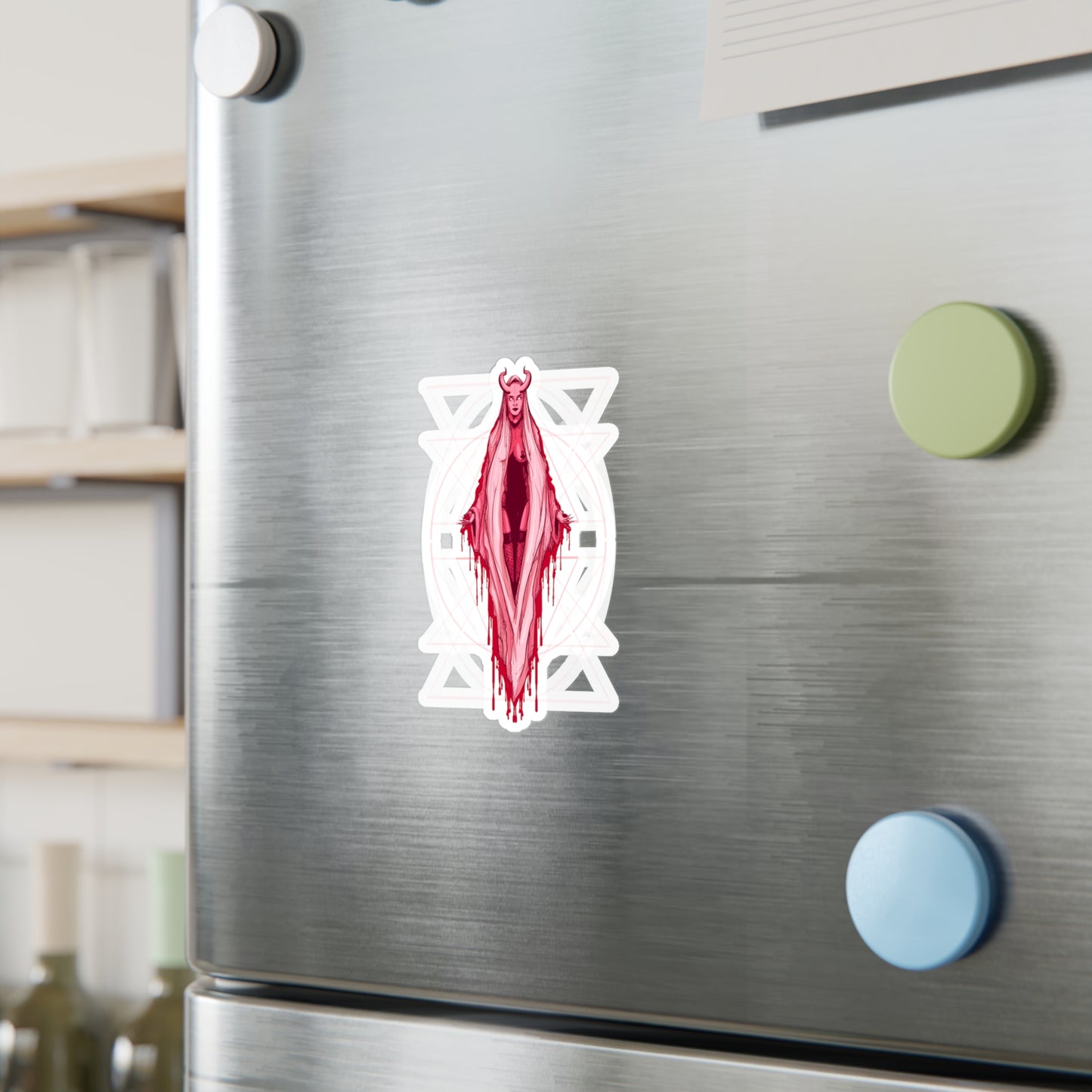 Vagina Mary Kiss-Cut Vinyl Decal