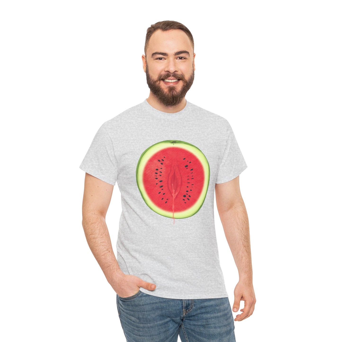 Juicy Watermelon Unisex Heavy Cotton Tee