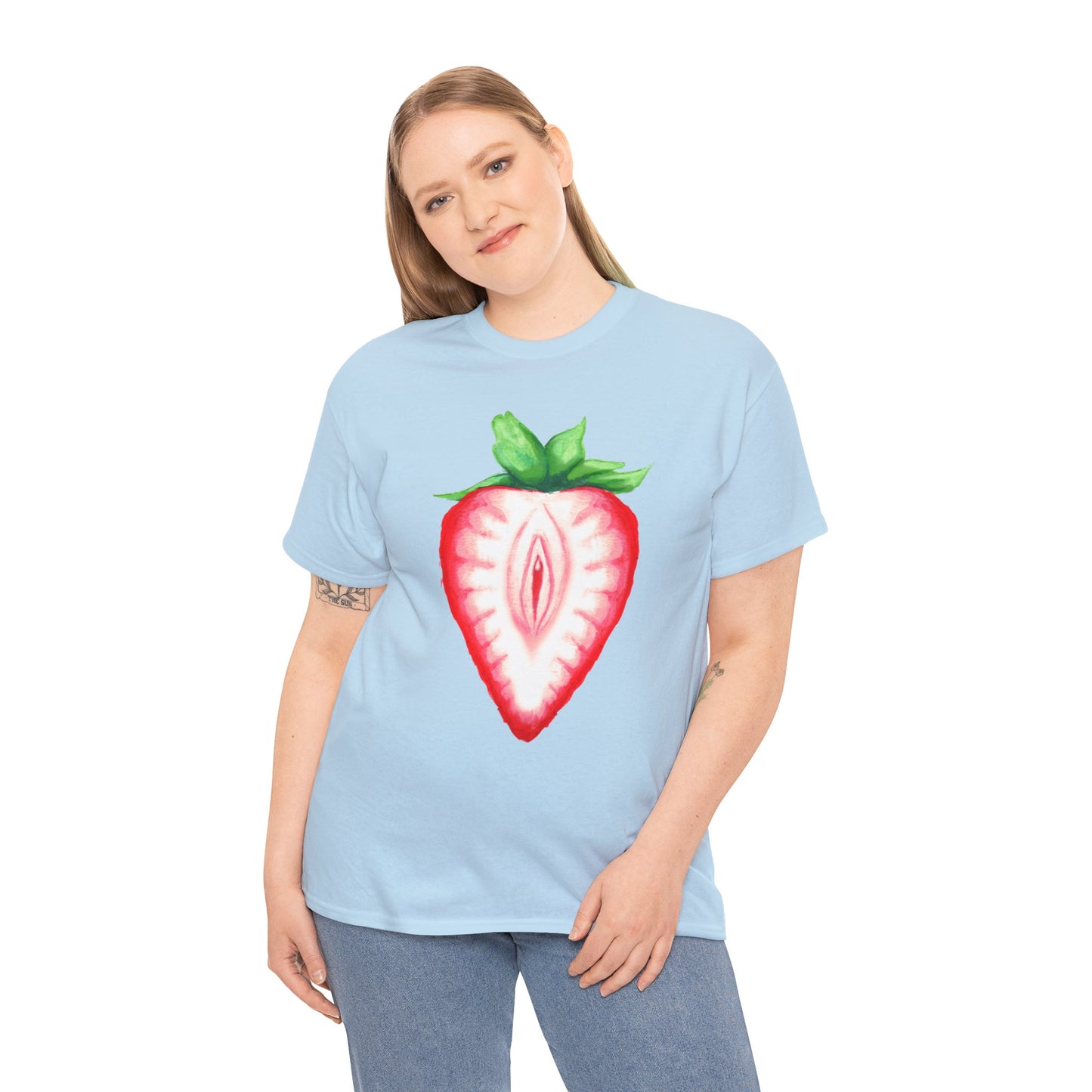 Juicy Strawberry Unisex Heavy Cotton Tee