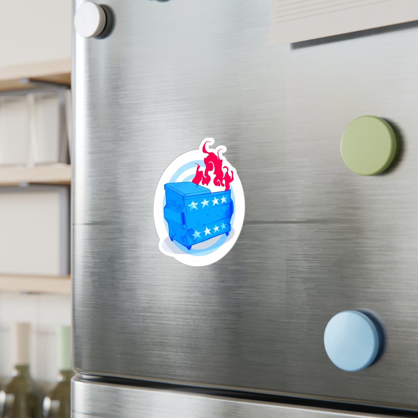 American Dumpster Fire Kiss-Cut Vinyl Decal