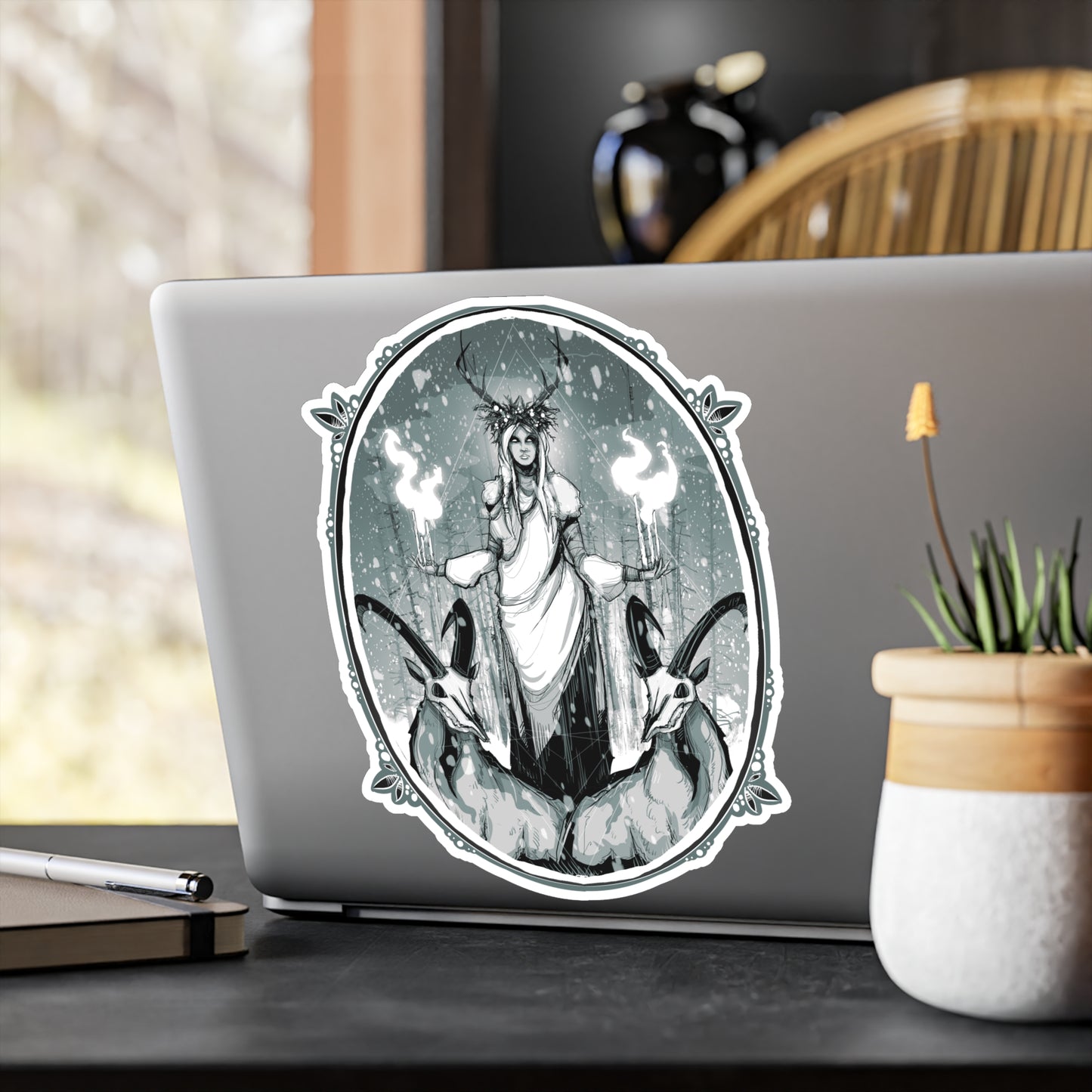 Winter Solstice Kiss-Cut Vinyl Decal