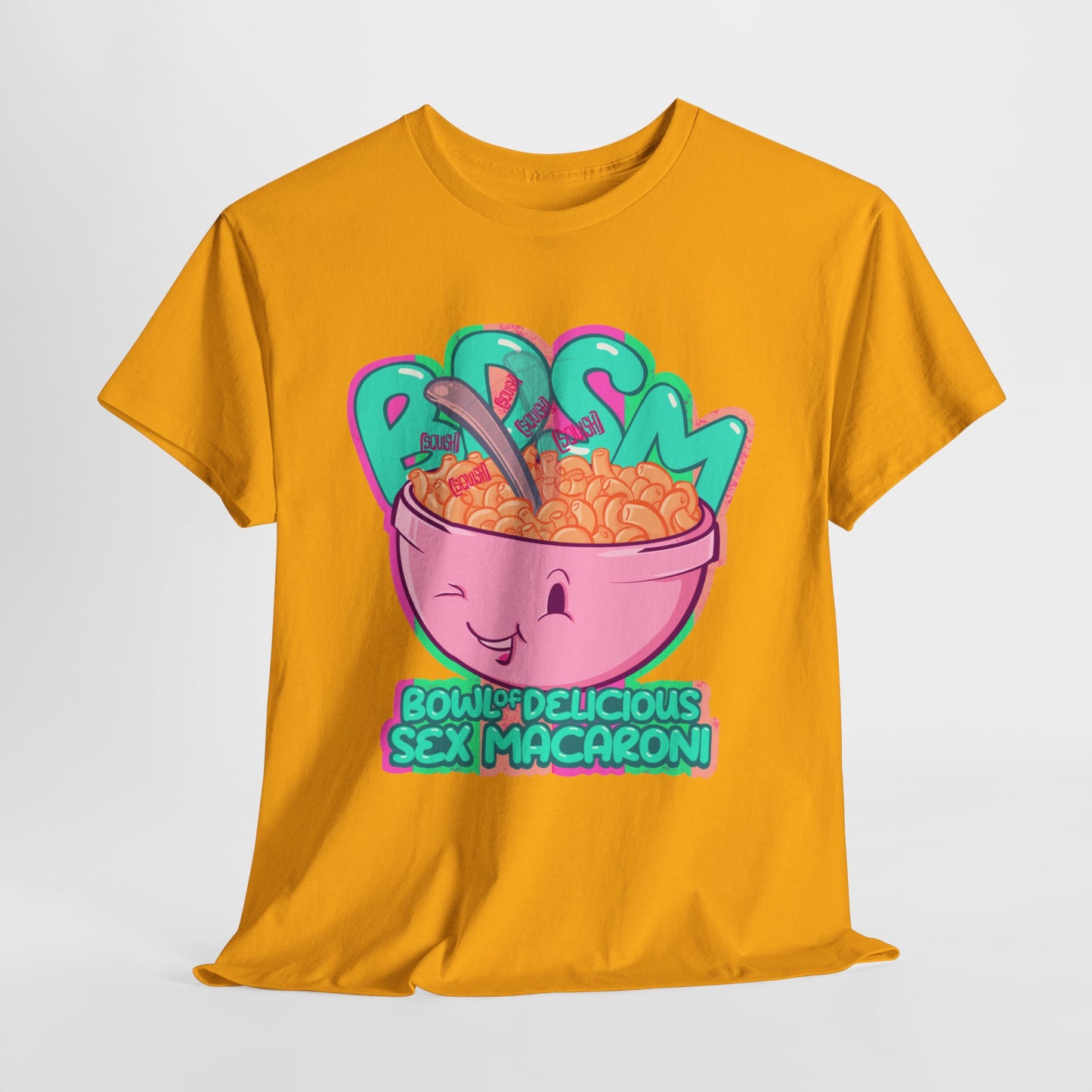 Bowl of Delicious Sex Macaroni Unisex Heavy Cotton Tee