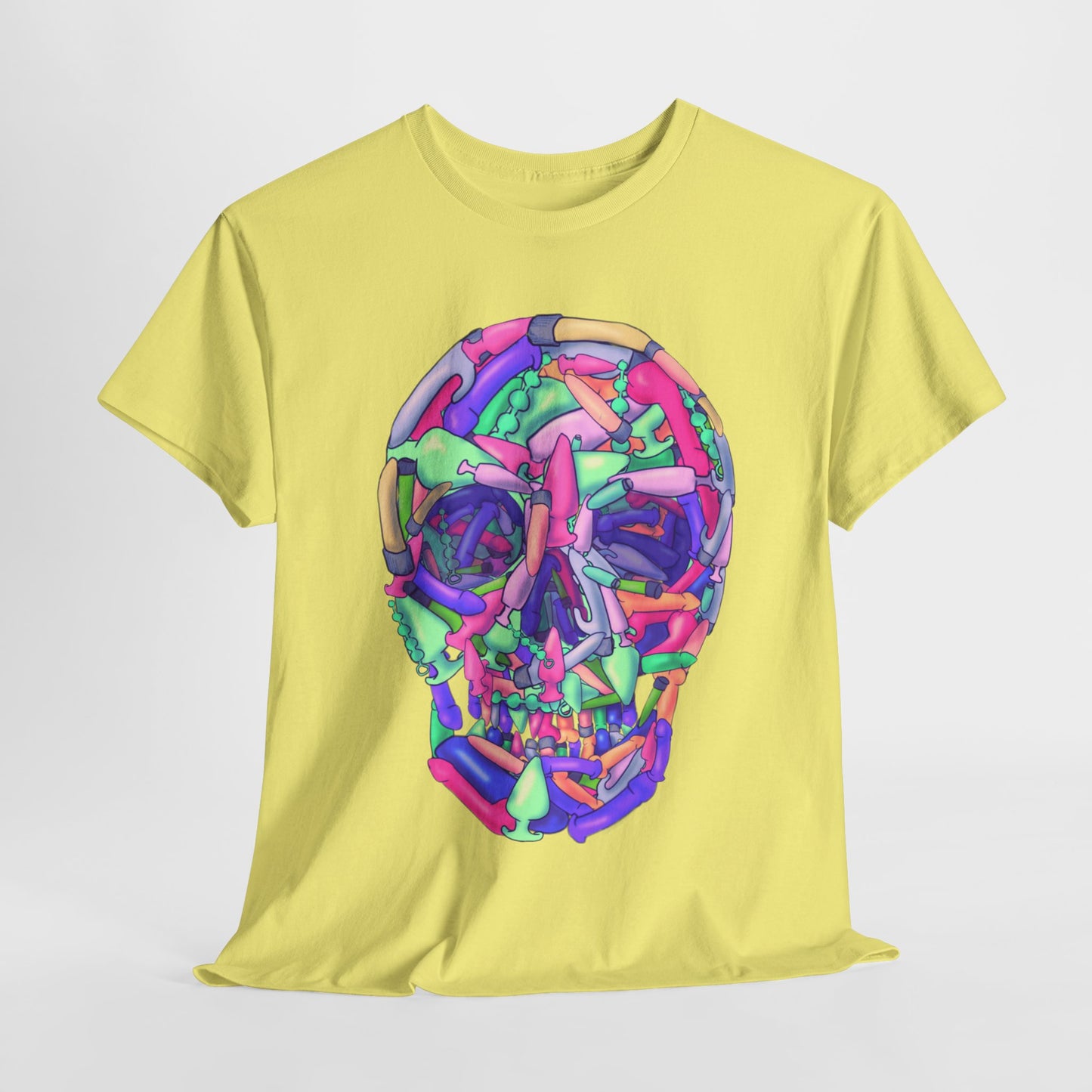 Sex Toy Skull Unisex Heavy Cotton Tee