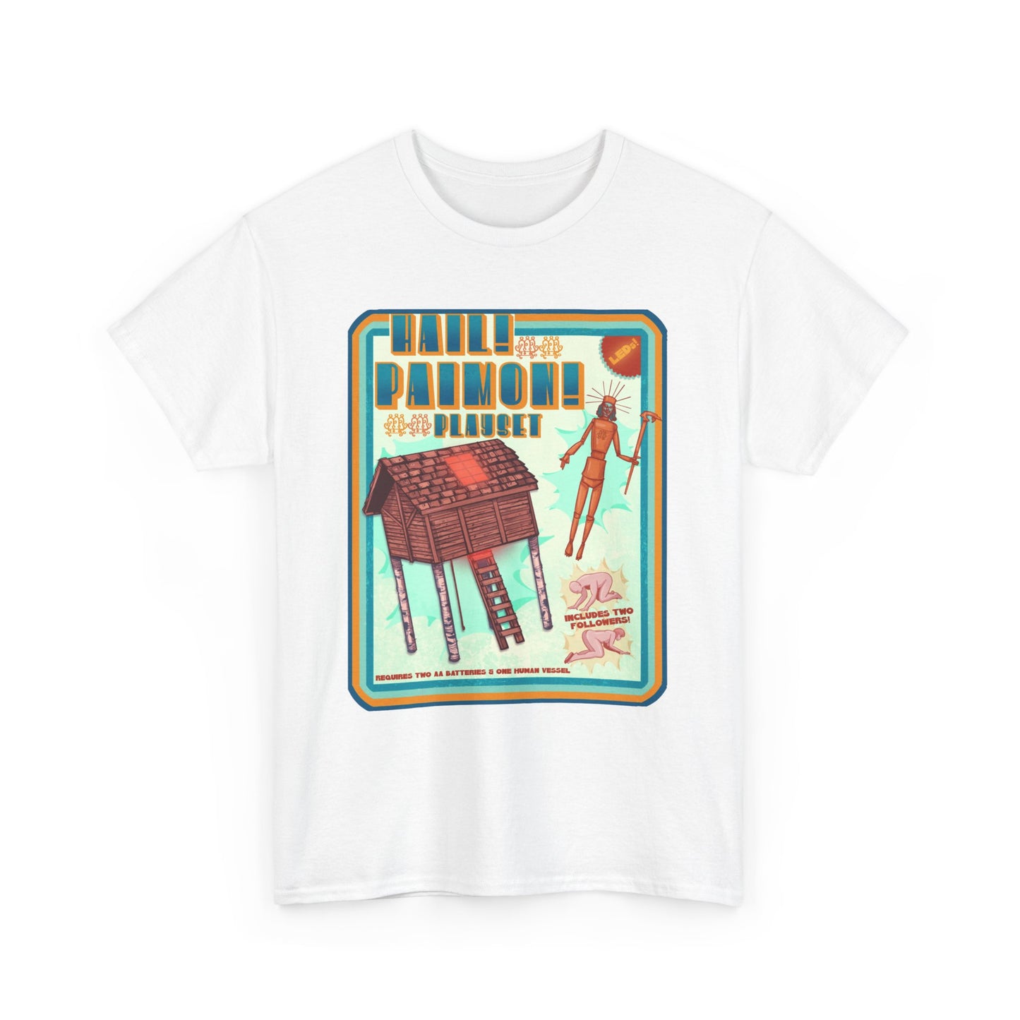 Hail Paimon Playset Unisex Heavy Cotton Tee