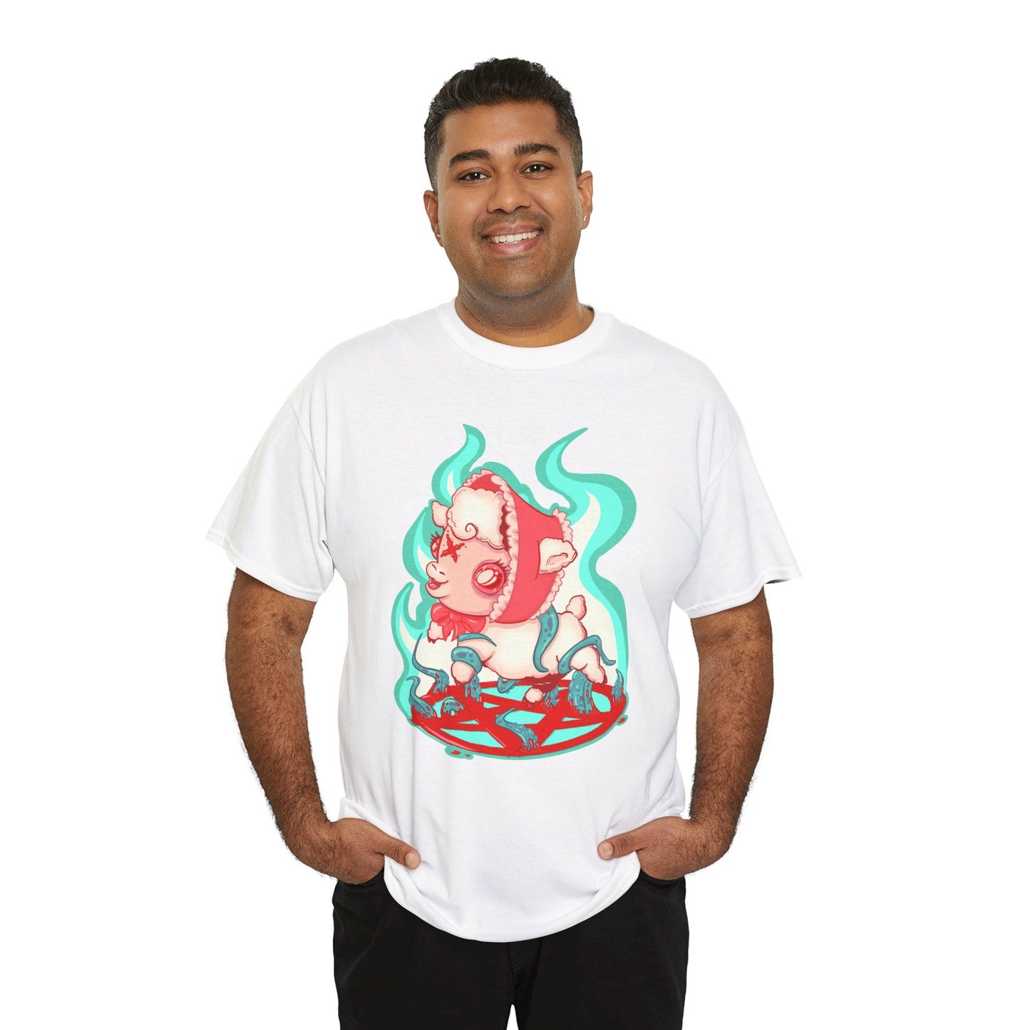 Sacrificial Lamb Unisex Heavy Cotton Tee