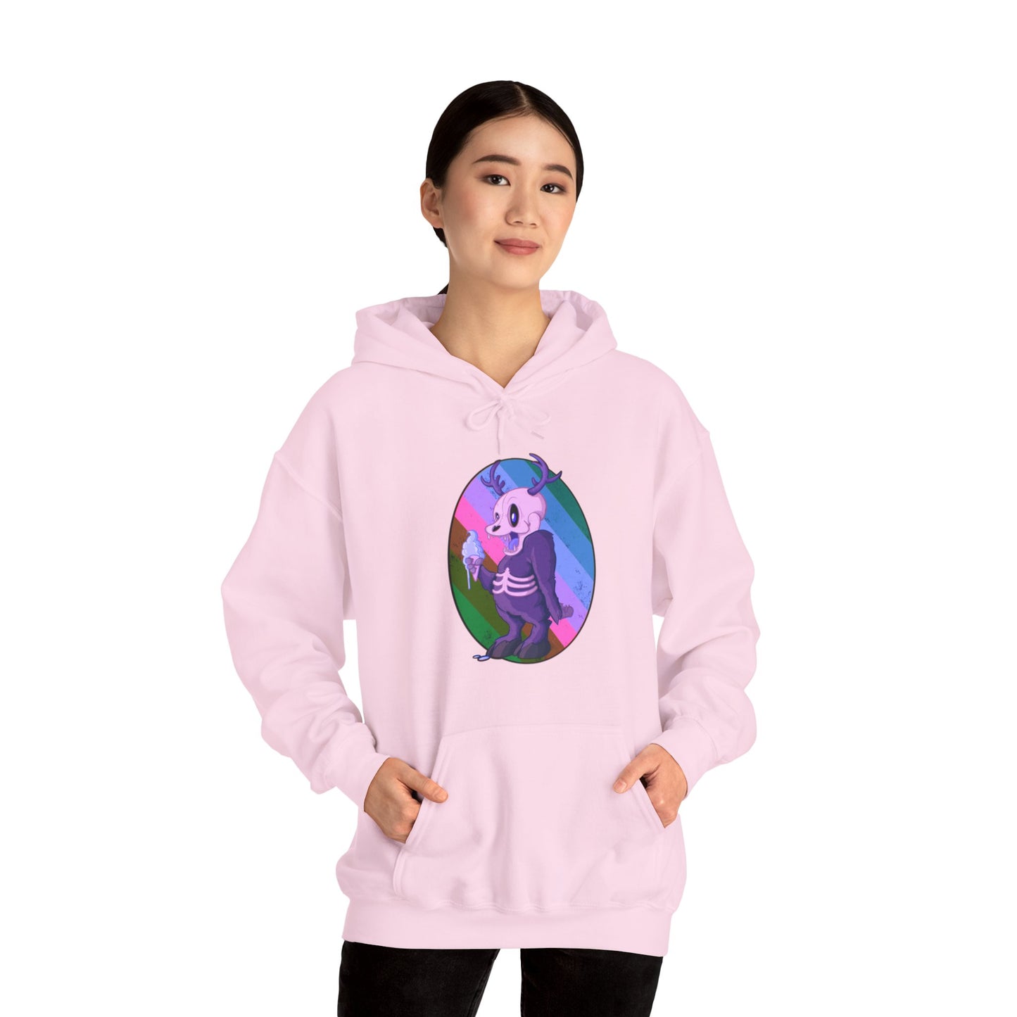Monster Ice Cream Unisex Heavy Blend Hooded Sweatshirt