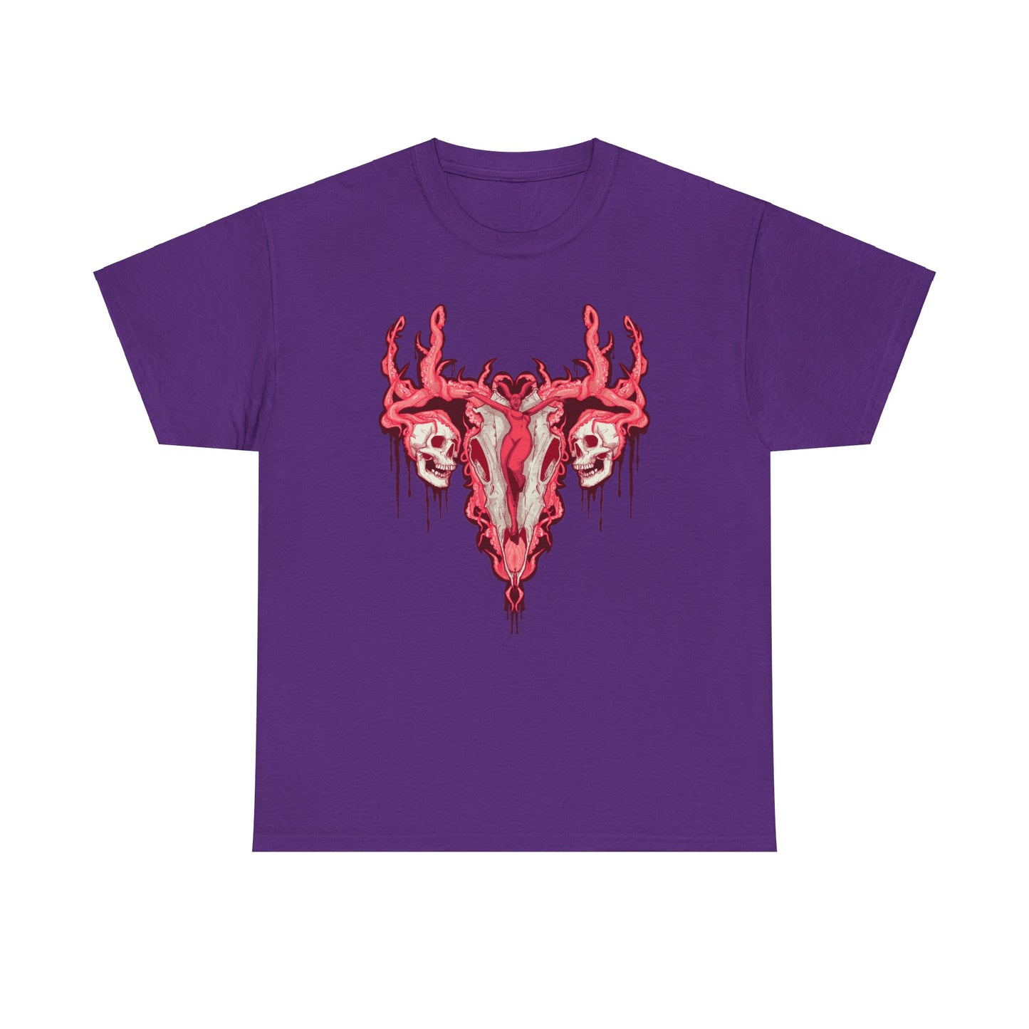 Uterus From Hell Unisex Heavy Cotton Tee