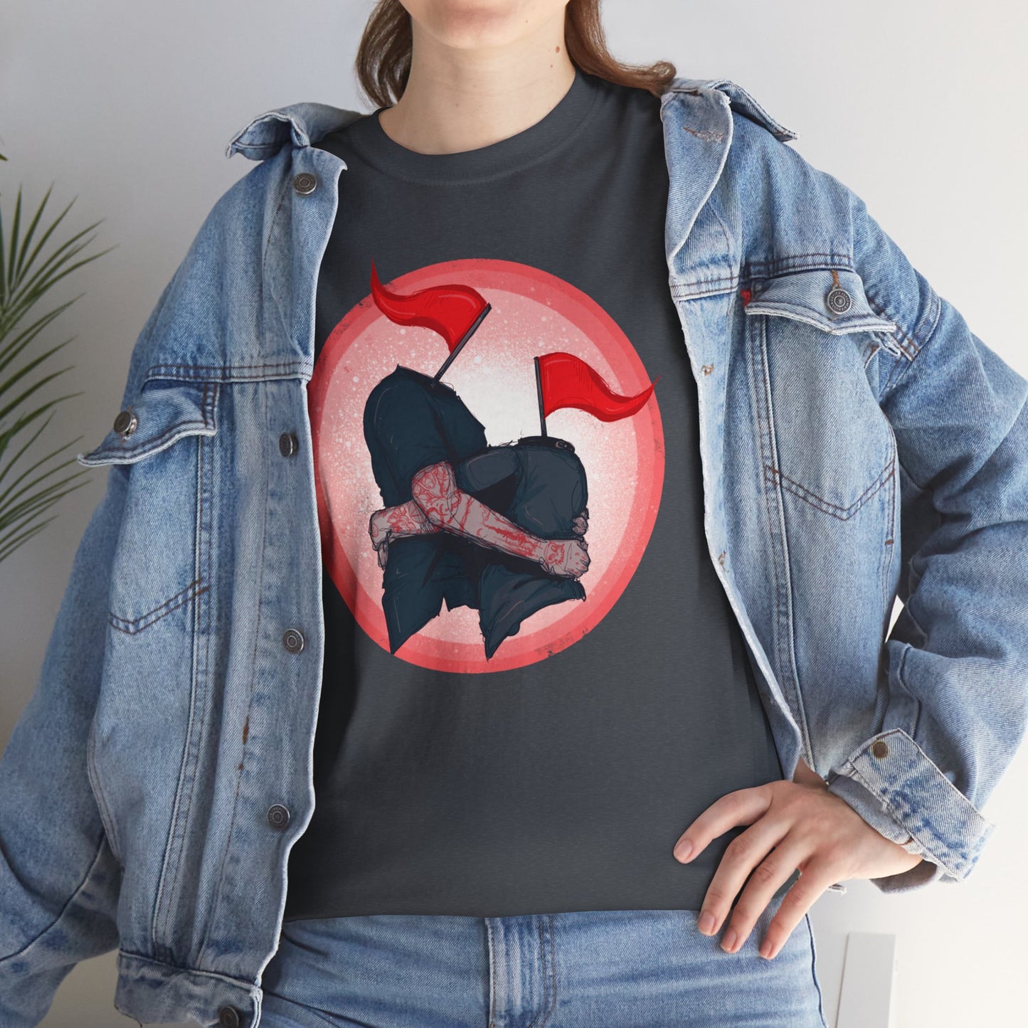 Red Flags Unisex Heavy Cotton Tee