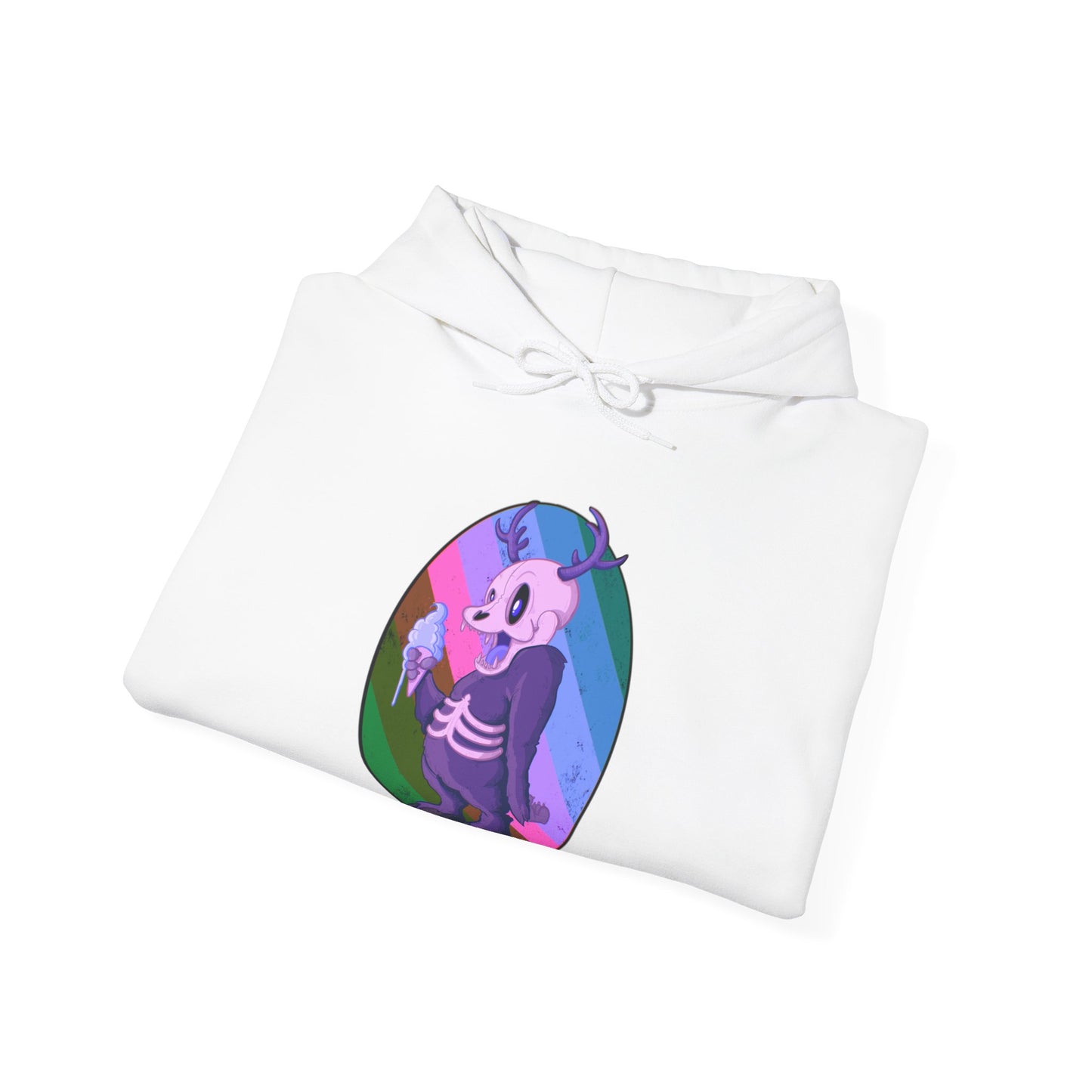 Monster Ice Cream Unisex Heavy Blend Hooded Sweatshirt