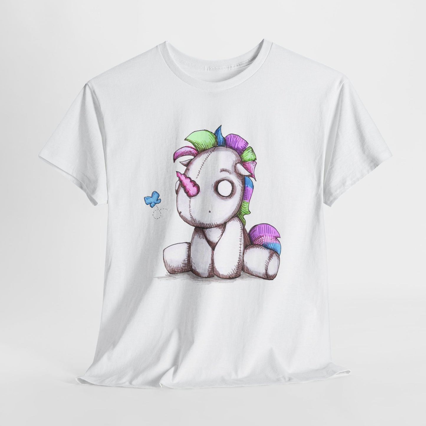 Plushie Unicorn Unisex Heavy Cotton Tee