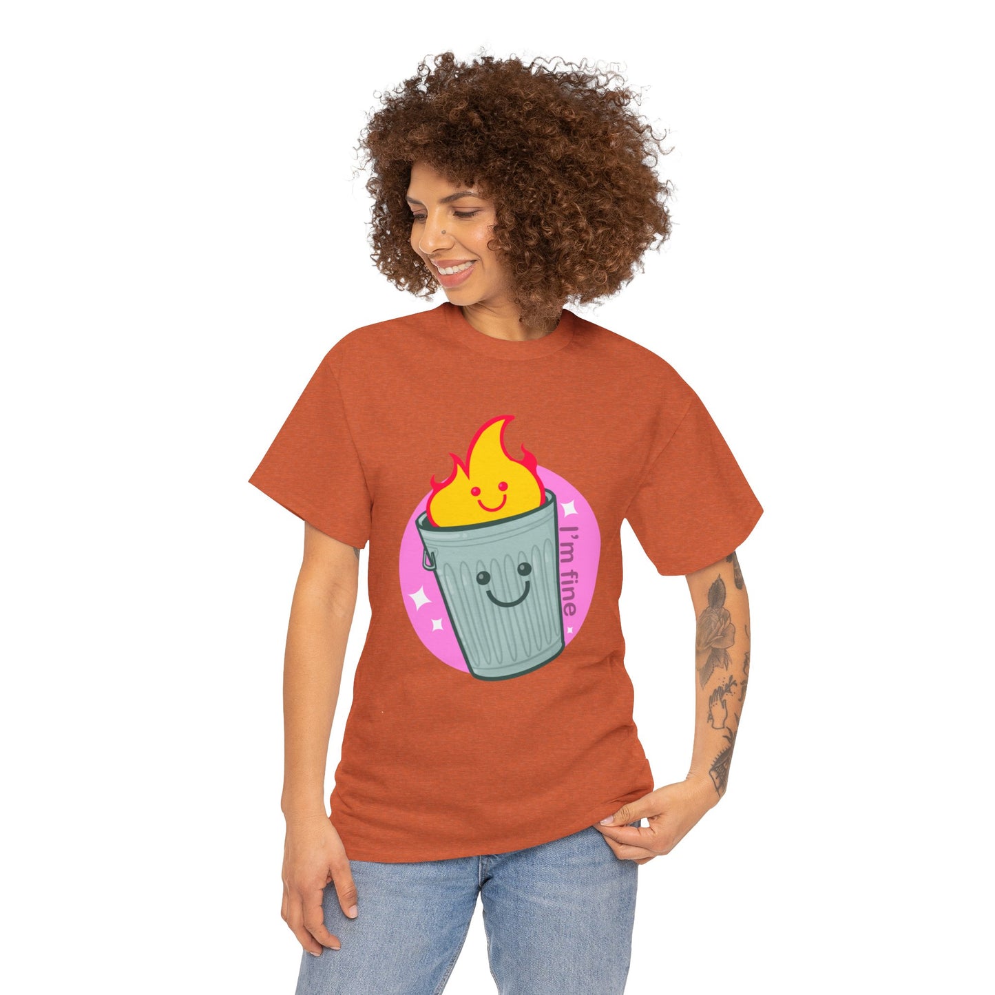 Trash Fire Unisex Heavy Cotton Tee