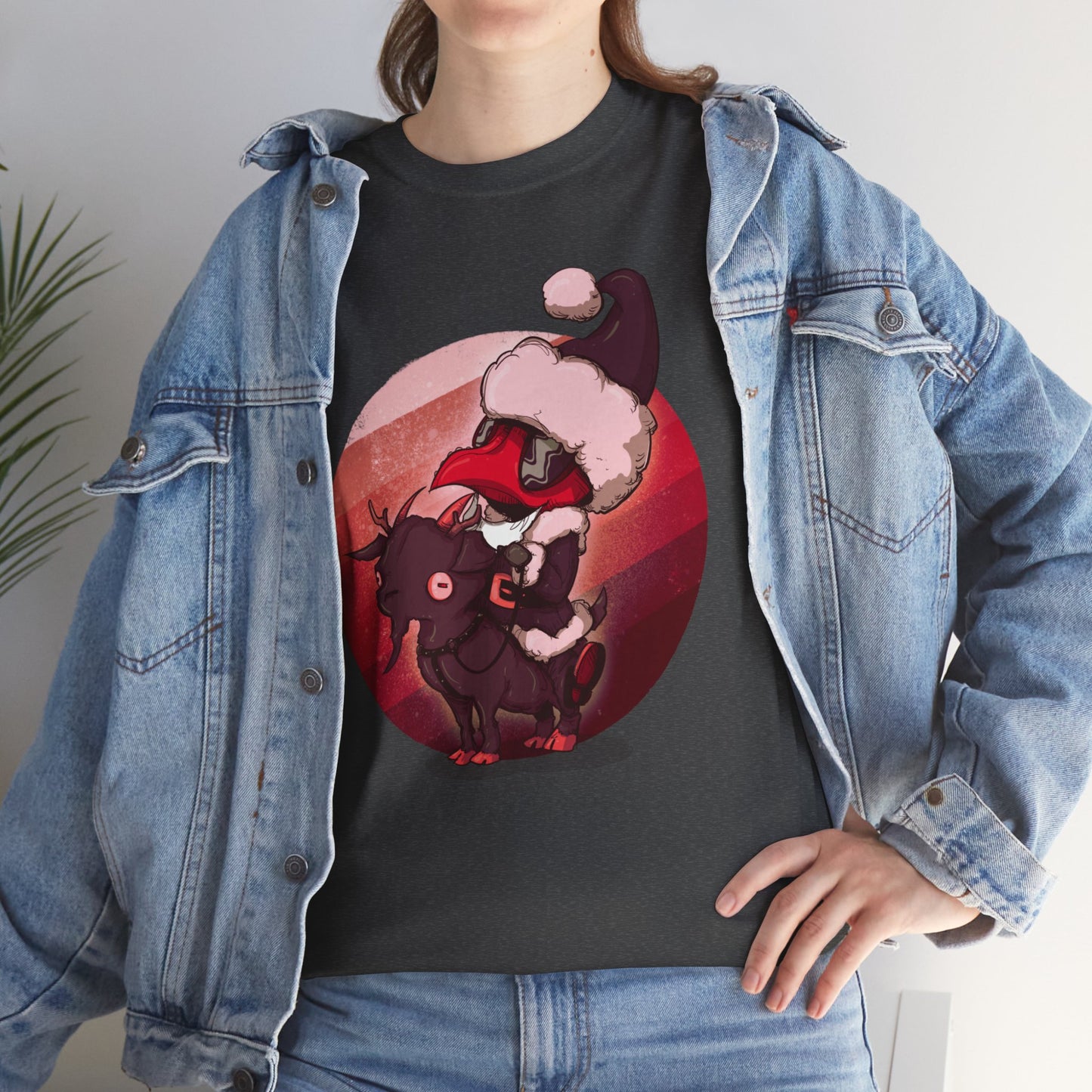 Plague Doctor Santa Unisex Heavy Cotton Tee