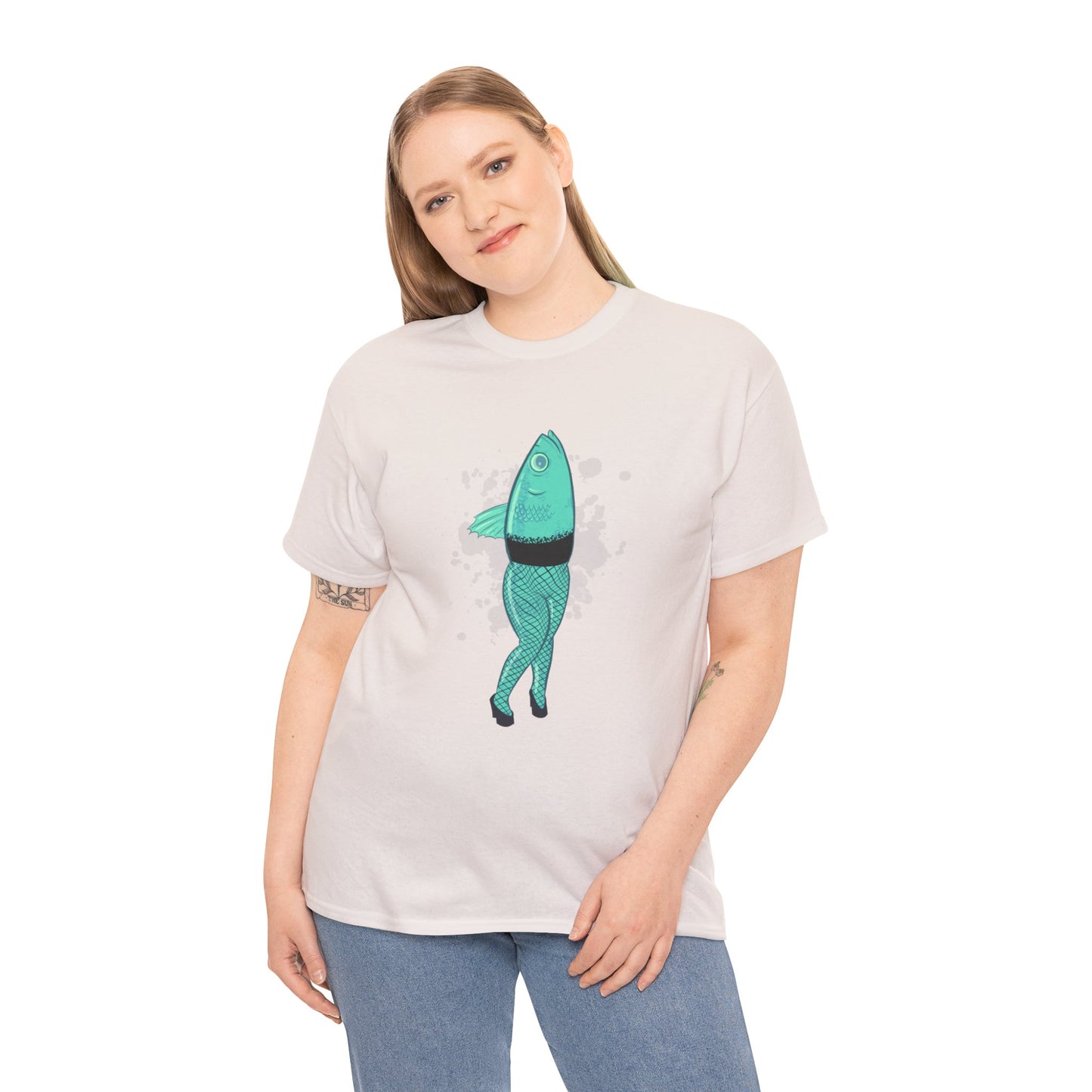 Fishnets Unisex Heavy Cotton Tee