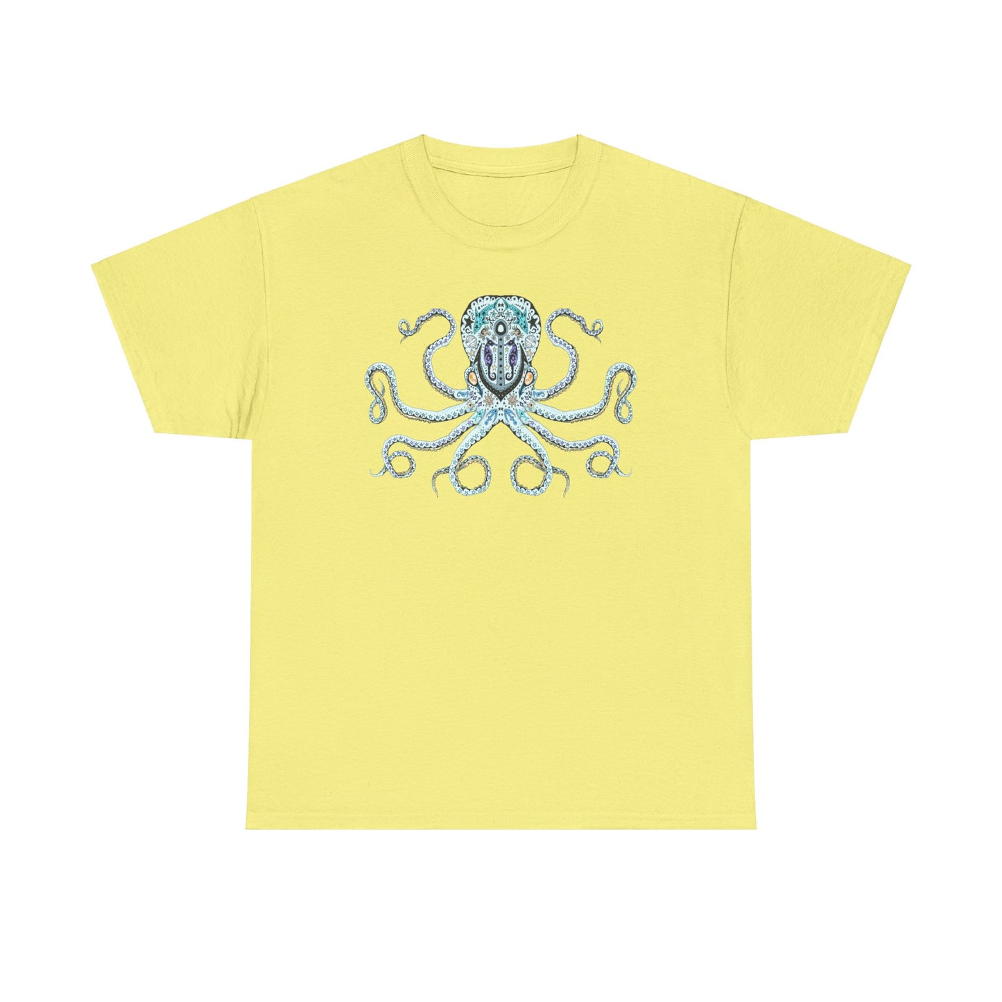 Octopus Sugar Skull Unisex Heavy Cotton Tee