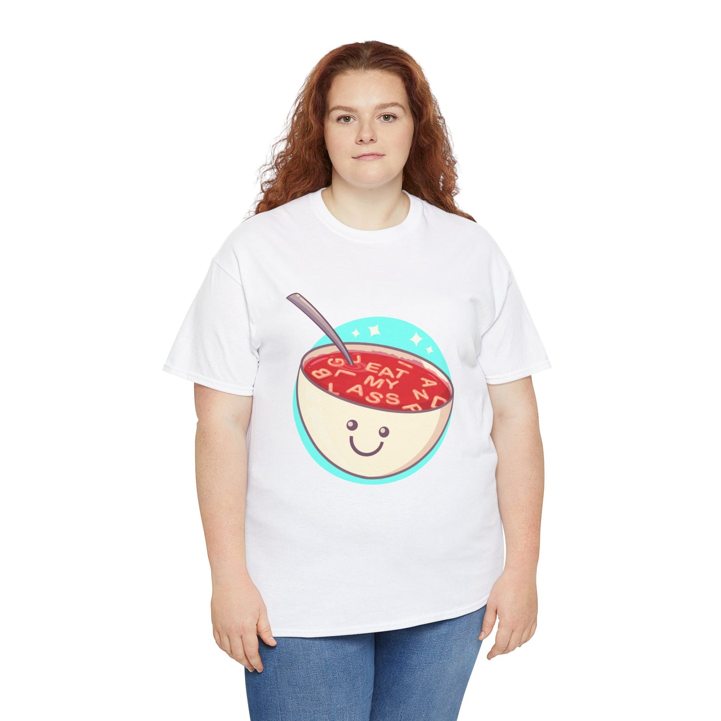 Alphabet Soup Unisex Heavy Cotton Tee