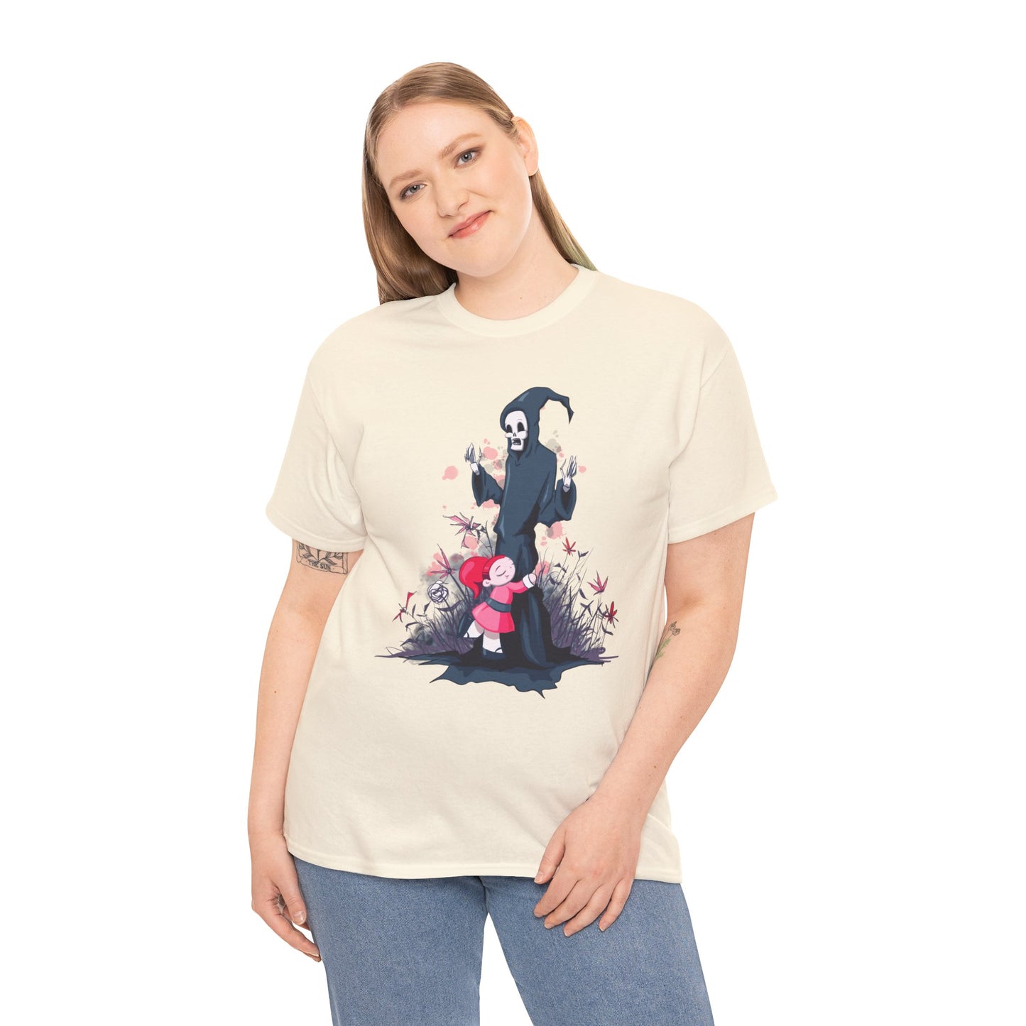 Reaper Hug Unisex Heavy Cotton Tee